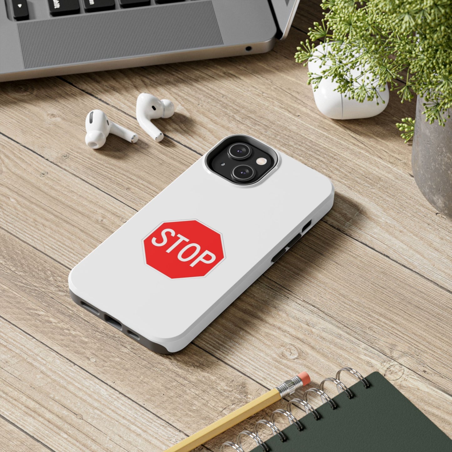 Stop Sign - Tough iPhone Cases - Choose your Size