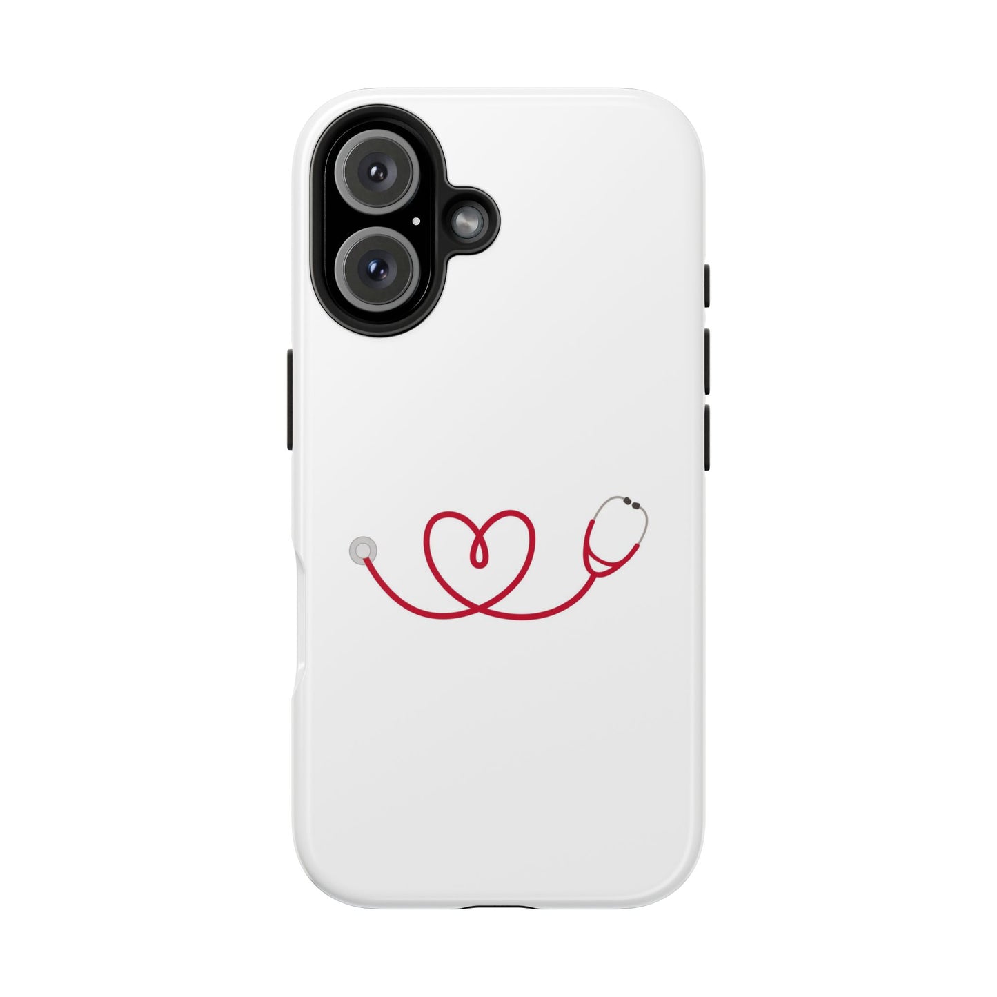 Stethoscope Heart - Tough iPhone Cases - Choose your Size