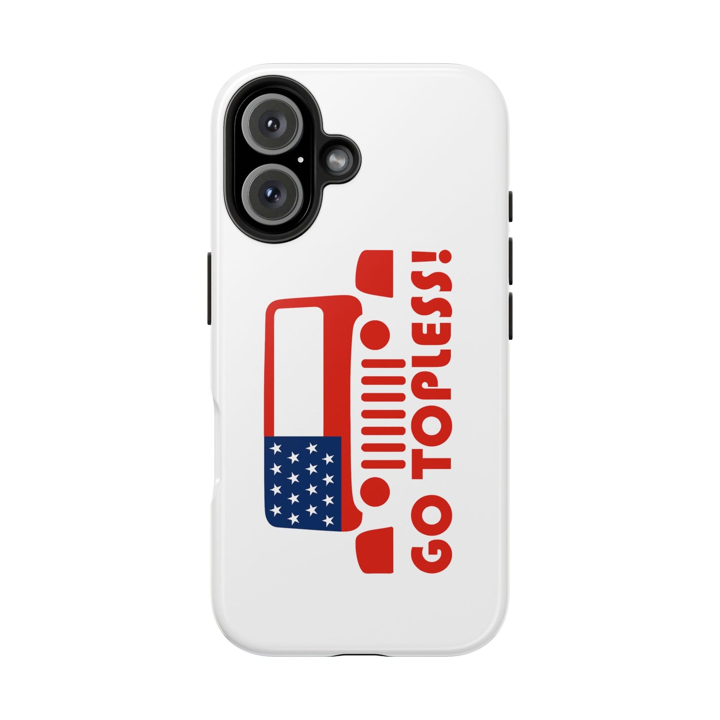 GO TOPLESS - Tough iPhone Cases - Choose your Size