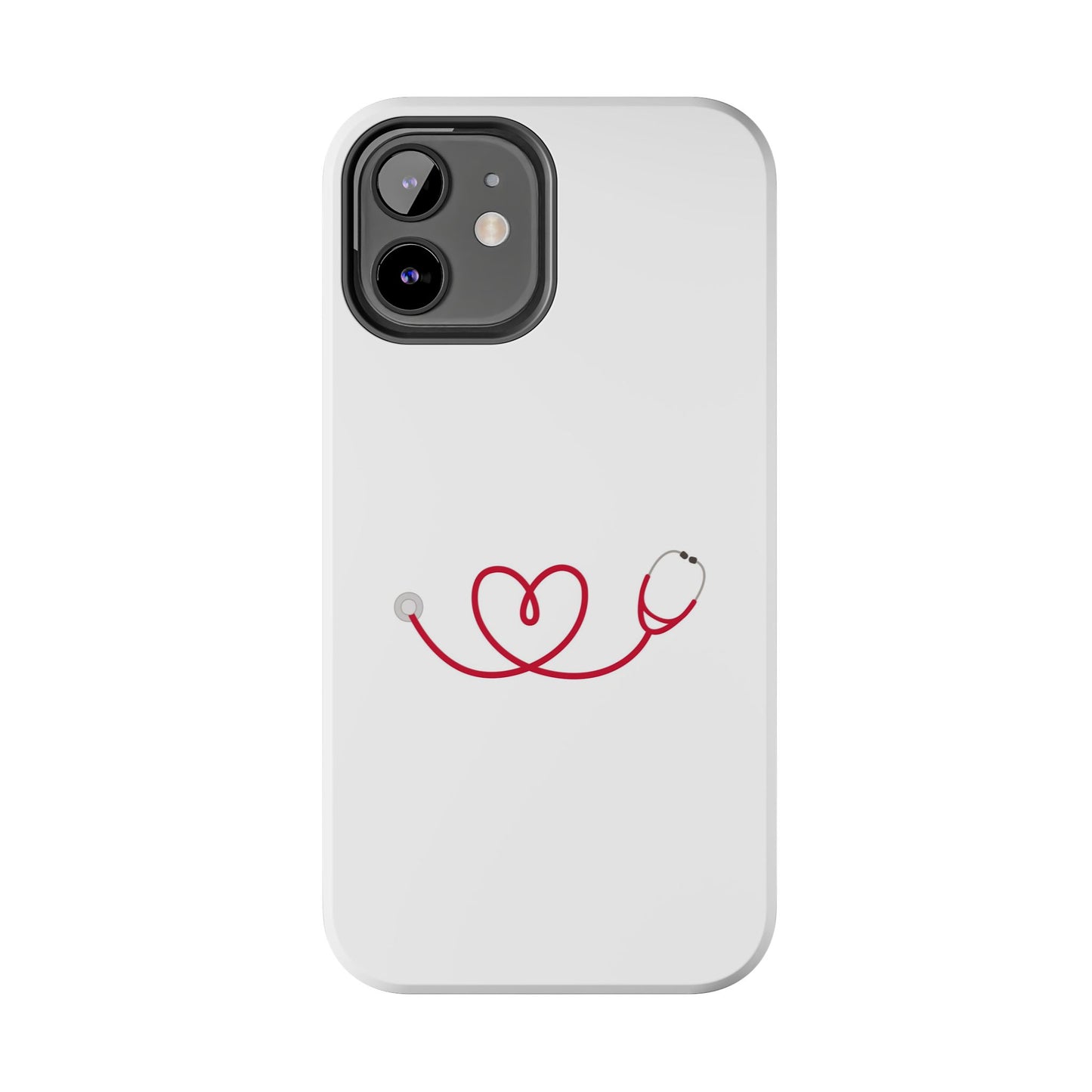 Stethoscope Heart - Tough iPhone Cases - Choose your Size