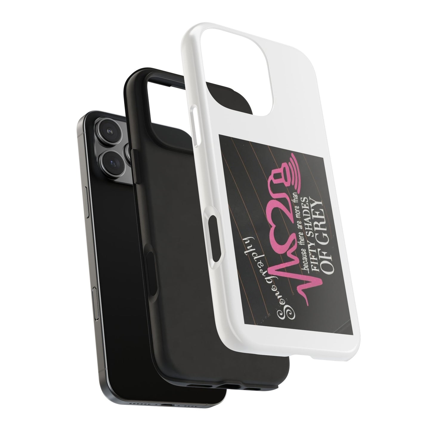 Sonography because there are more than 50 Shades Of Gray - Tough iPhone Cases - Choose your Size