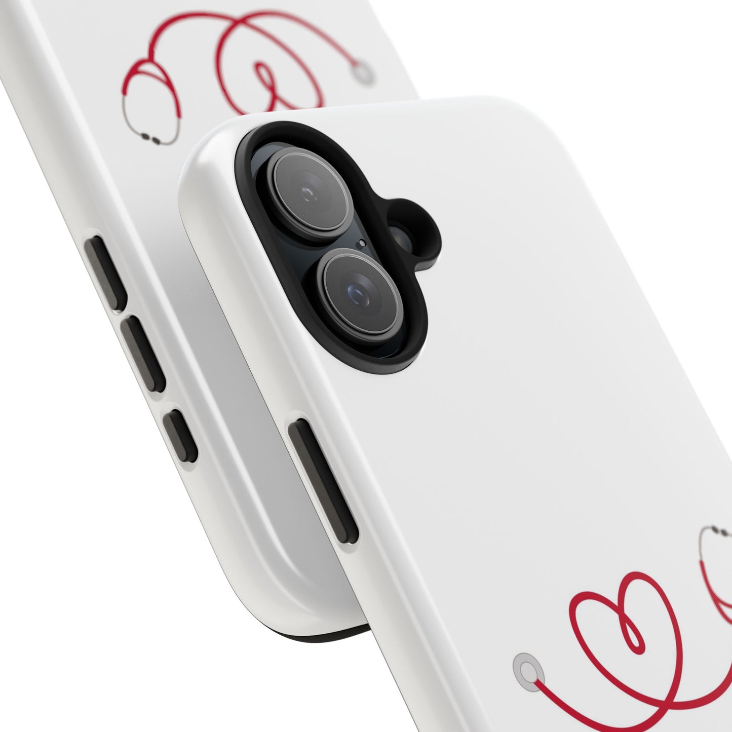 Stethoscope Heart - Tough iPhone Cases - Choose your Size