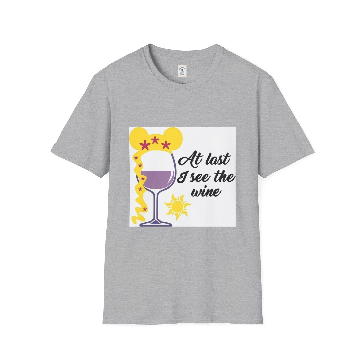 At Last I See the Wine - Unisex Softstyle T-Shirt