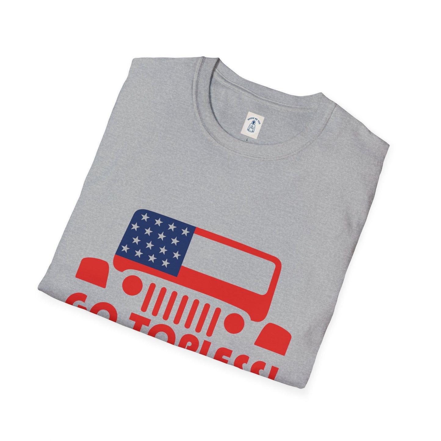 GO TOPLESS - Unisex Softstyle T-Shirt