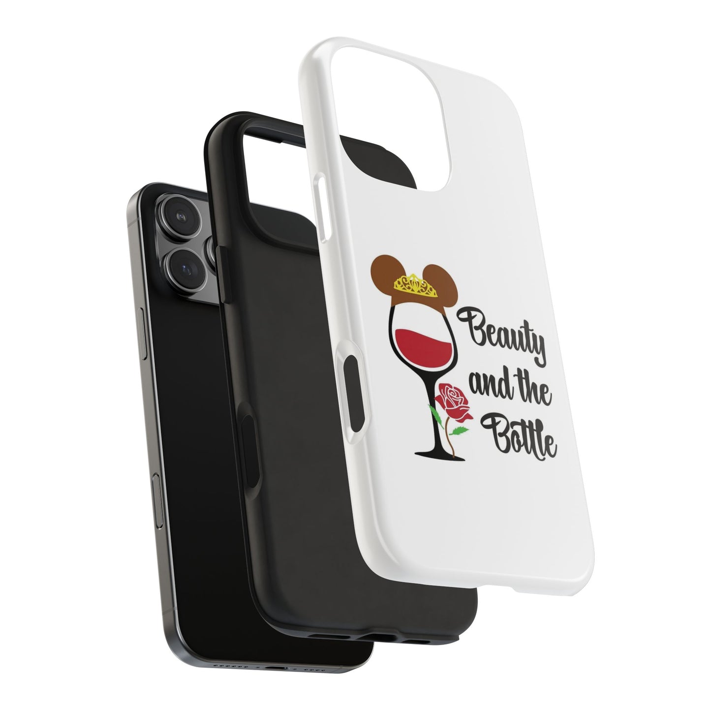 Beauty and the Bottle - Tough iPhone Cases - Choose your Size