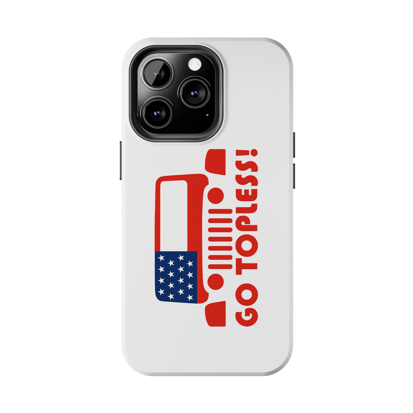 GO TOPLESS - Tough iPhone Cases - Choose your Size