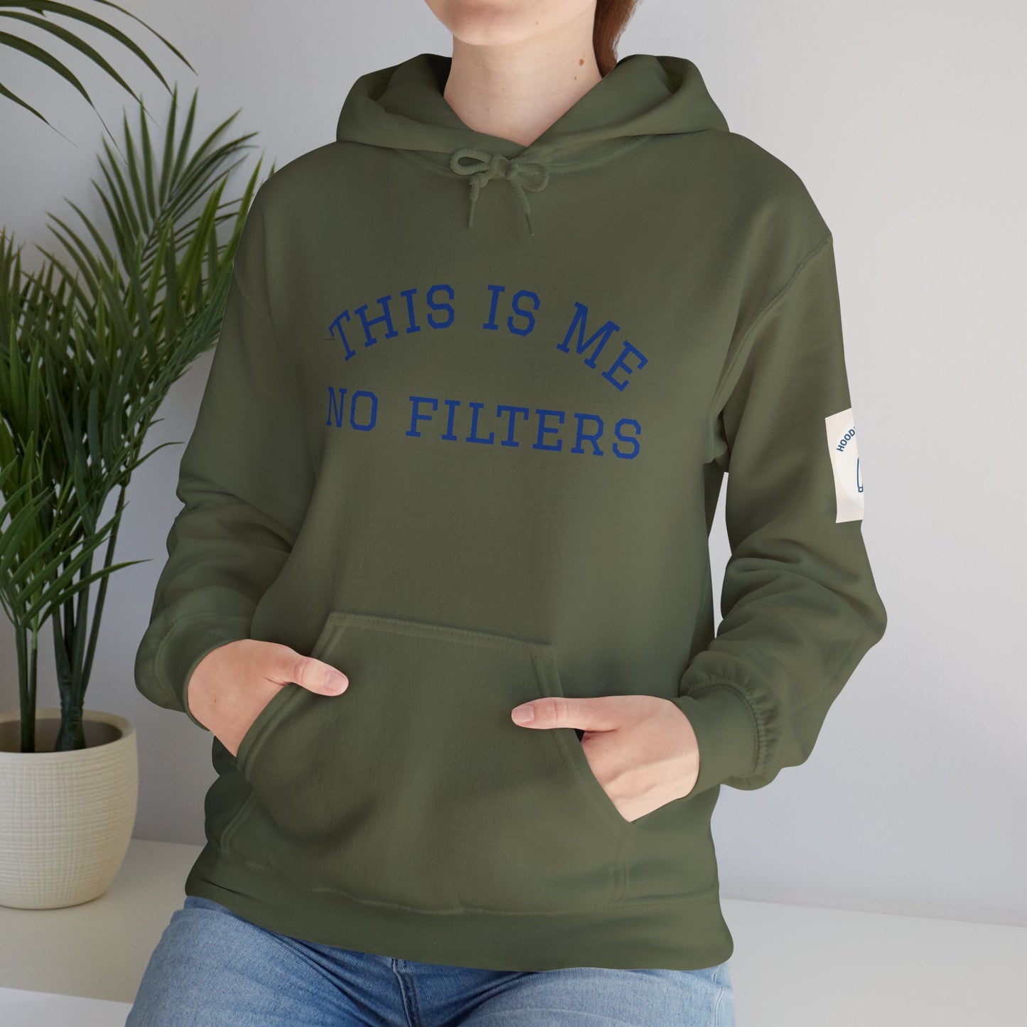 This is Me No Filters - Unisex Heavy Blend Hoodie - Cozy Gift, Casual Wear, Comfortable Sweatshirt, Everyday Style, Perfect for Teens