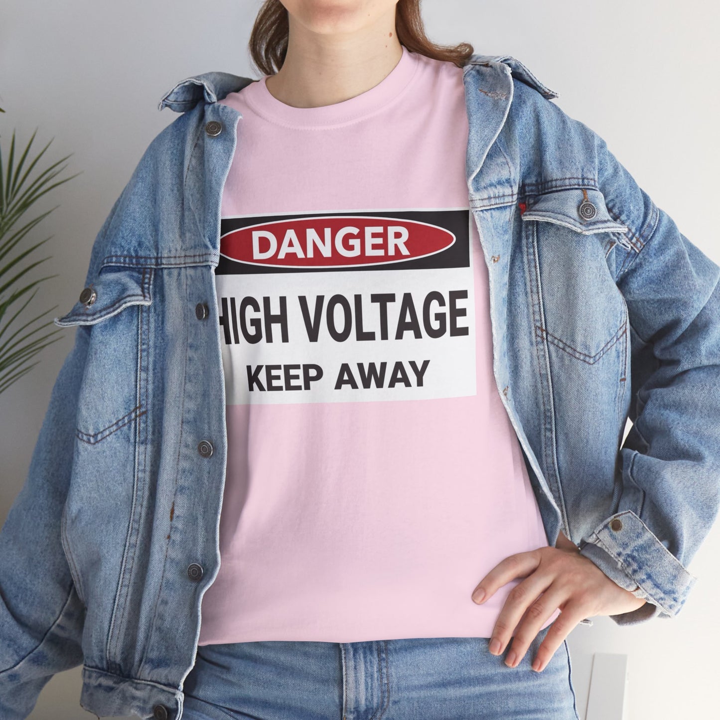 Danger High Voltage - Unisex Heavy Cotton Tee