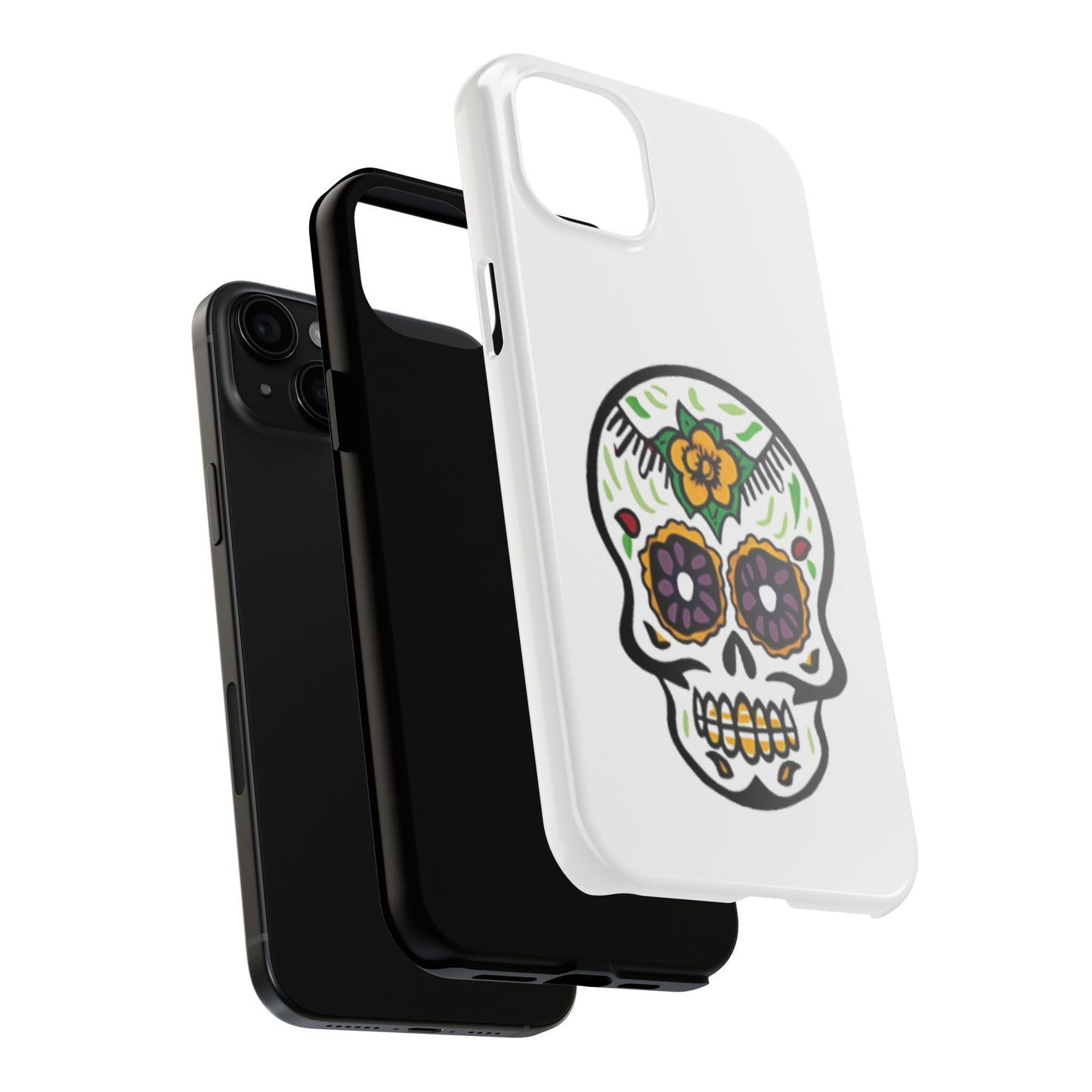 Colorful Skull - Tough iPhone Cases - Choose your Size