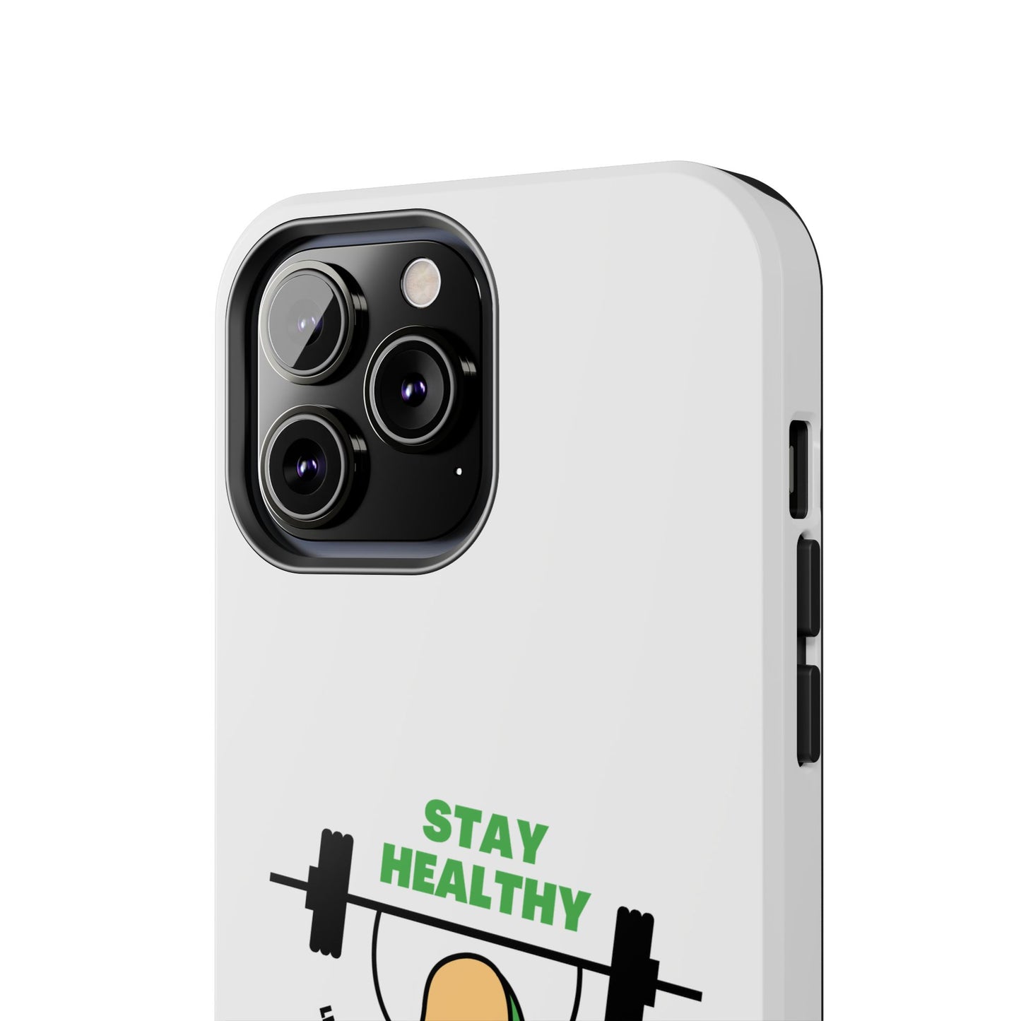 Stay Healthy Avocado - Tough iPhone Cases - Choose your Size