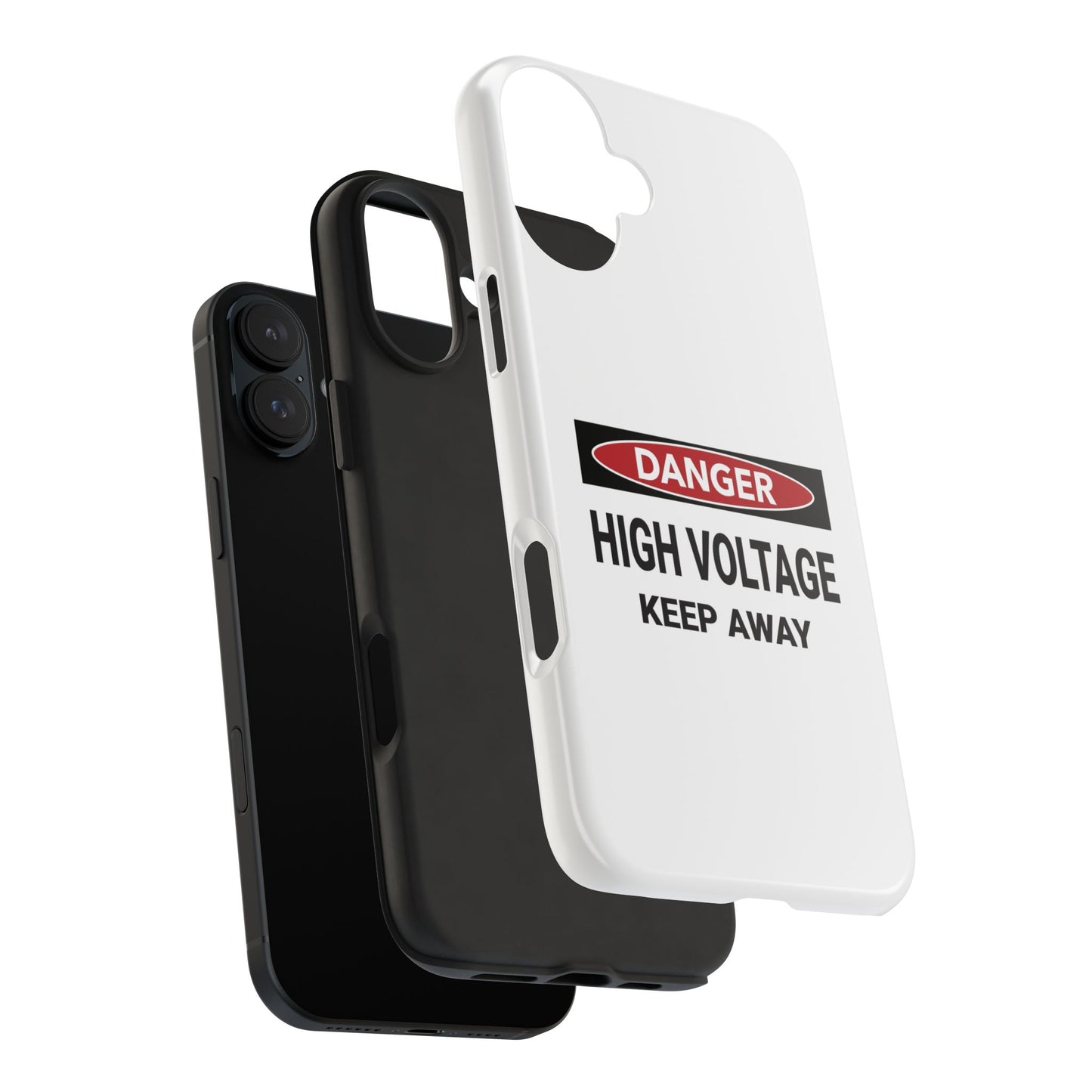 Danger High Voltage Keep Away - Tough iPhone Cases - Choose your Size