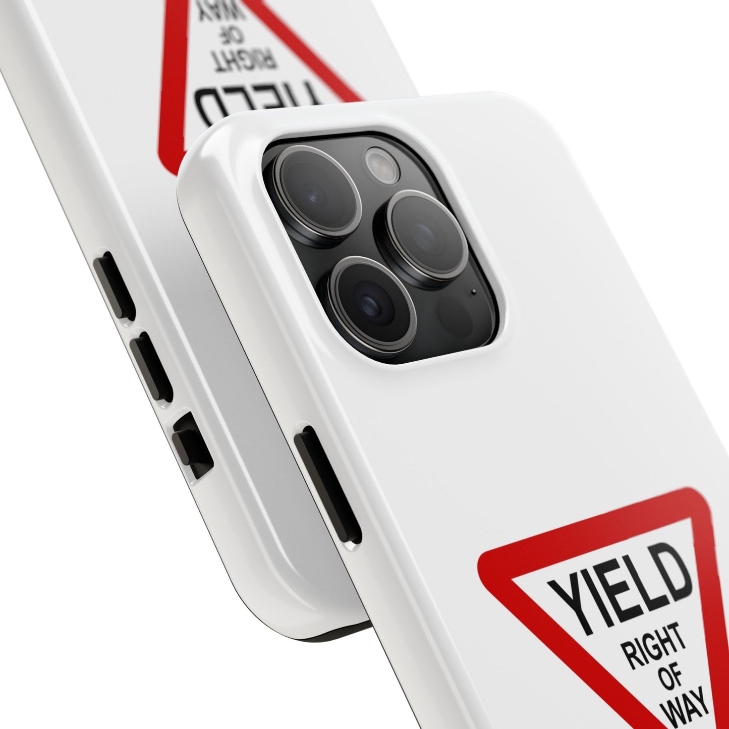 YIELD Right of Way - Tough iPhone Cases - Choose your Size
