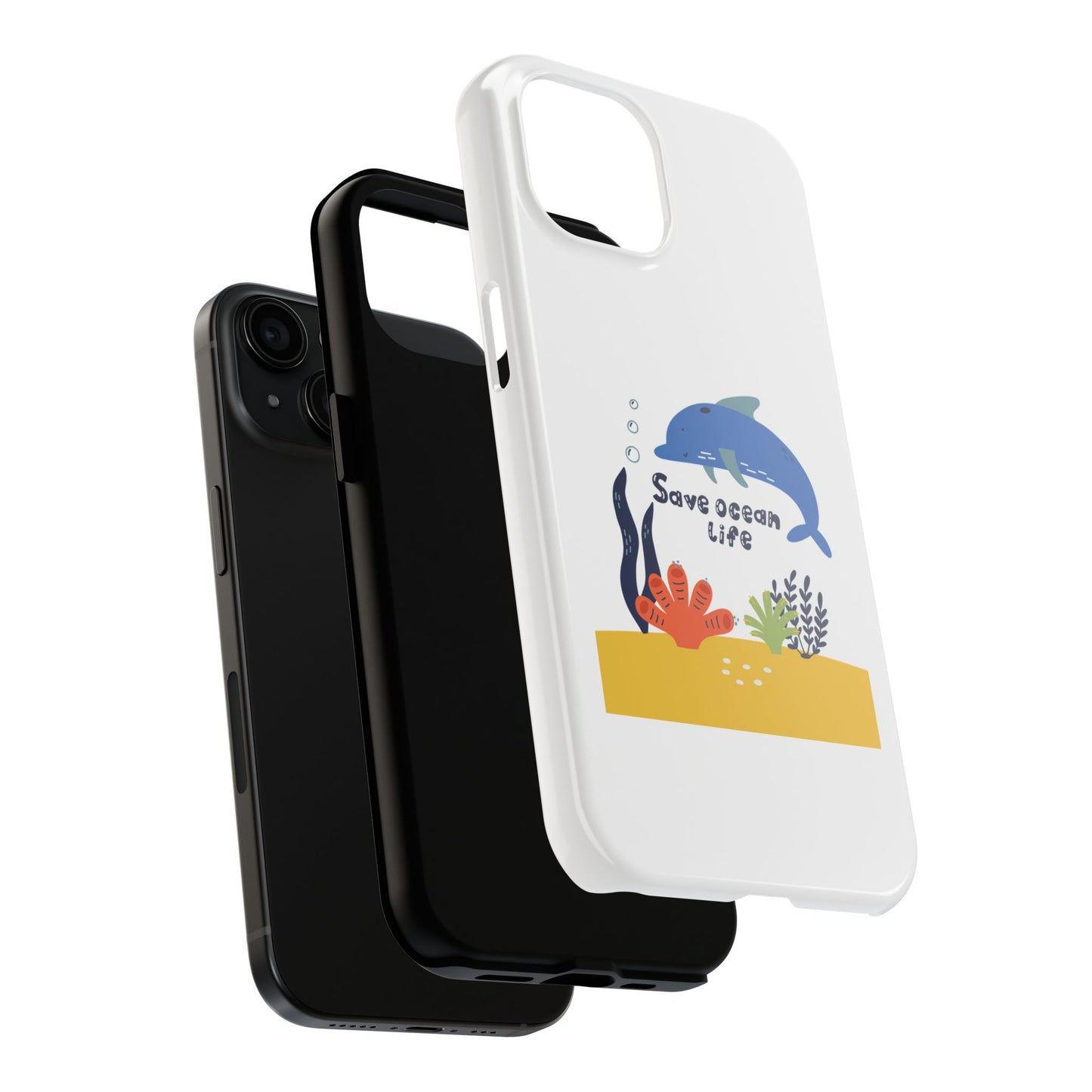 Save Ocean Life - Tough iPhone Cases - Choose your Size