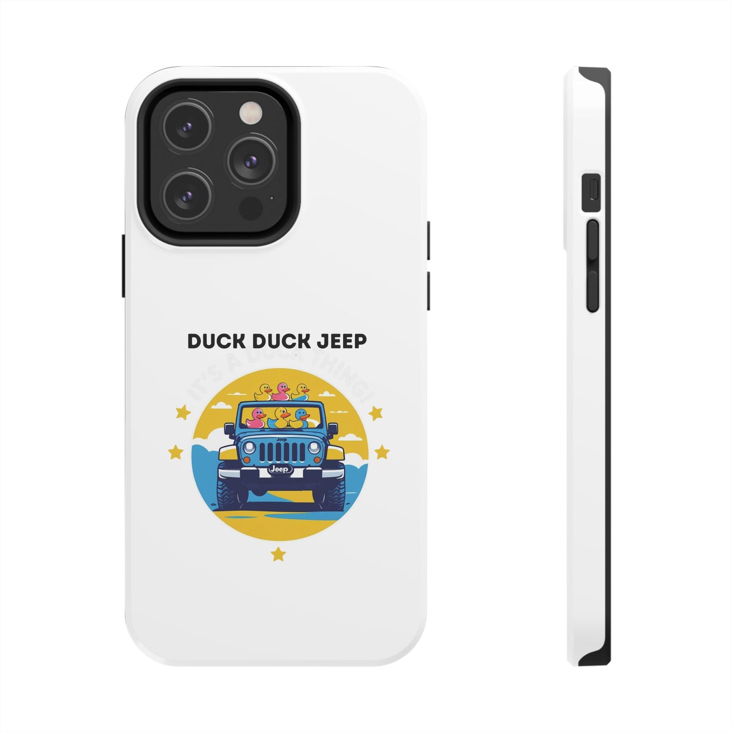 Duck Duck Jeep - Tough iPhone Cases - Choose your Size
