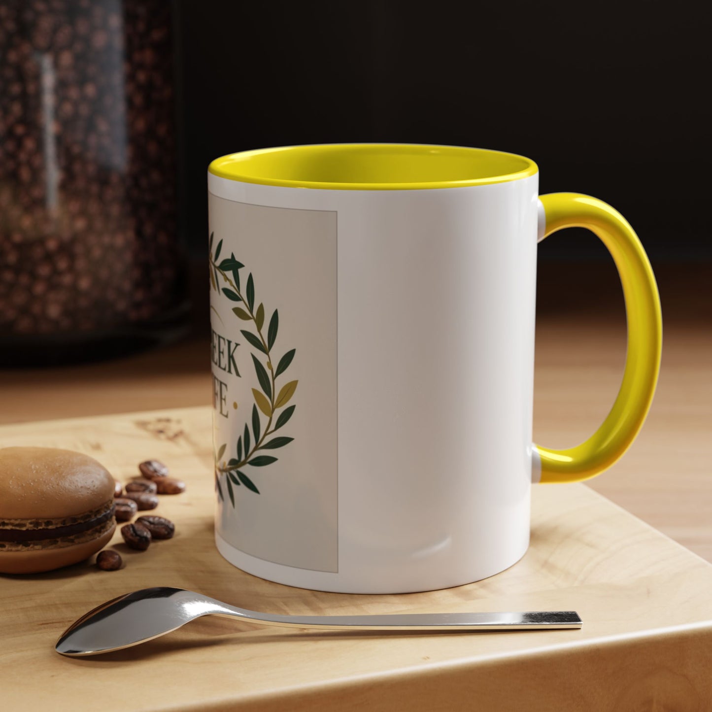 Greek Life Accent Coffee Mug | Perfect for Sororities, College Gifts, Friends, Graduations, Home Decor