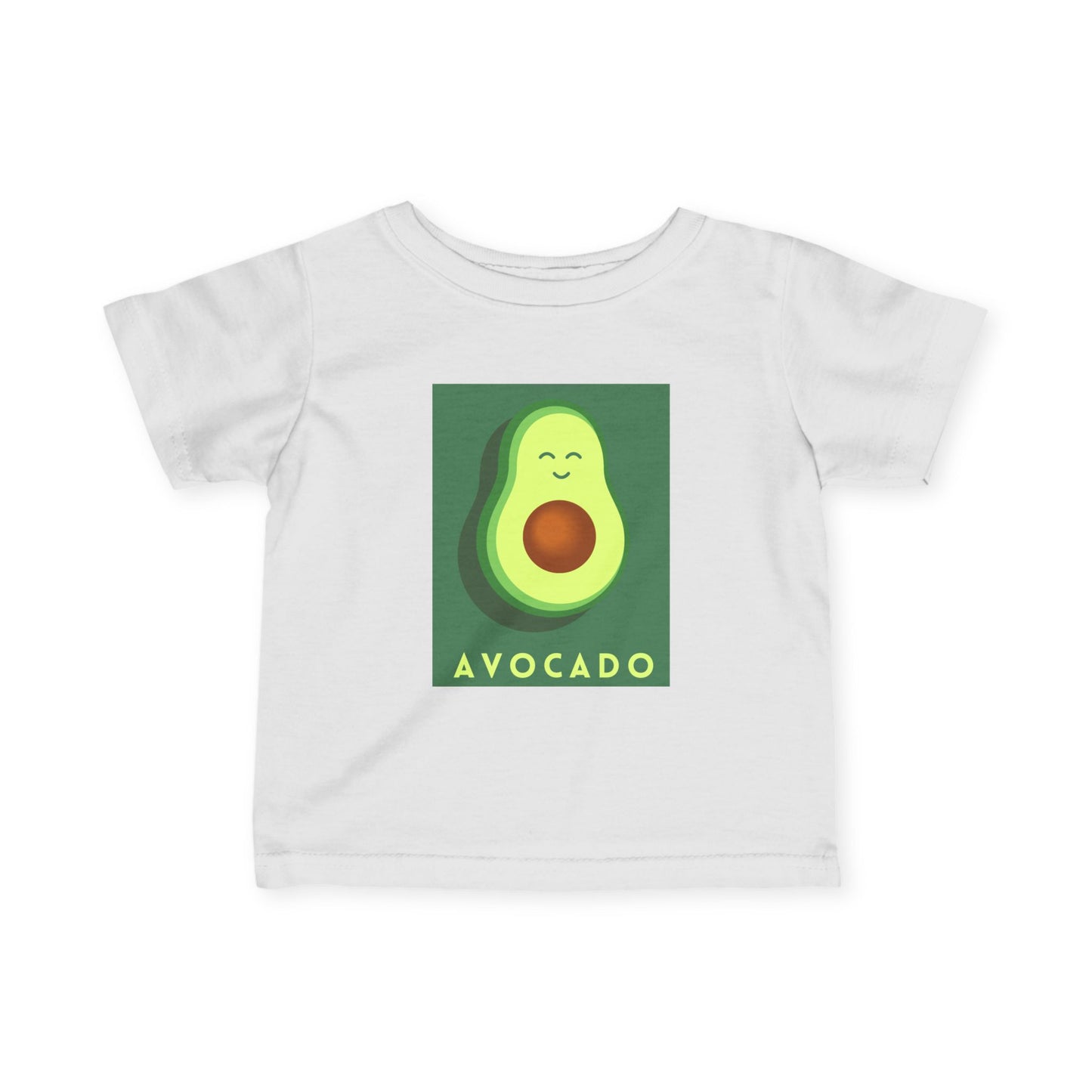 Avocado Infant Tee, Cute Baby Shirt, Toddler Graphics, Baby Shower Gift.