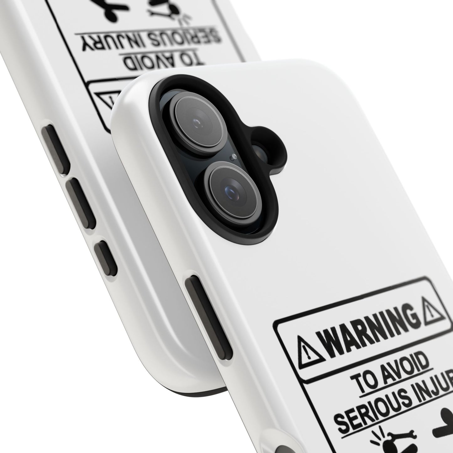 WARNING TO AVOID SERIOUS INJURY DON’T TELL MEMHOW TO DO MY JOB - Tough iPhone Cases - Choose your Size