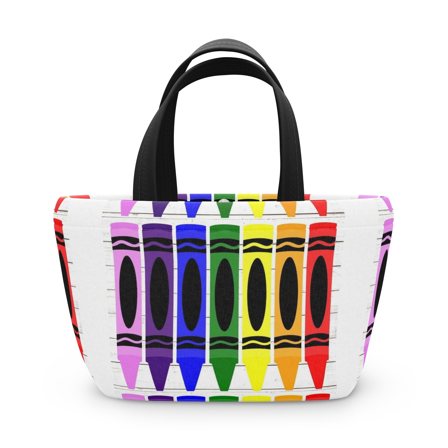 Colorful Crayon Bag/School Lunch Tote | Back to School, Birthday Gift, Art Lover, Insulated Lunch Container