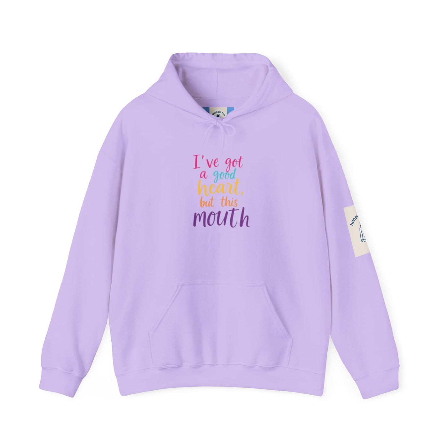 I’ve got a good heart, but this mouth Hoodie- Unisex Heavy Blend™ Hooded Sweatshirt