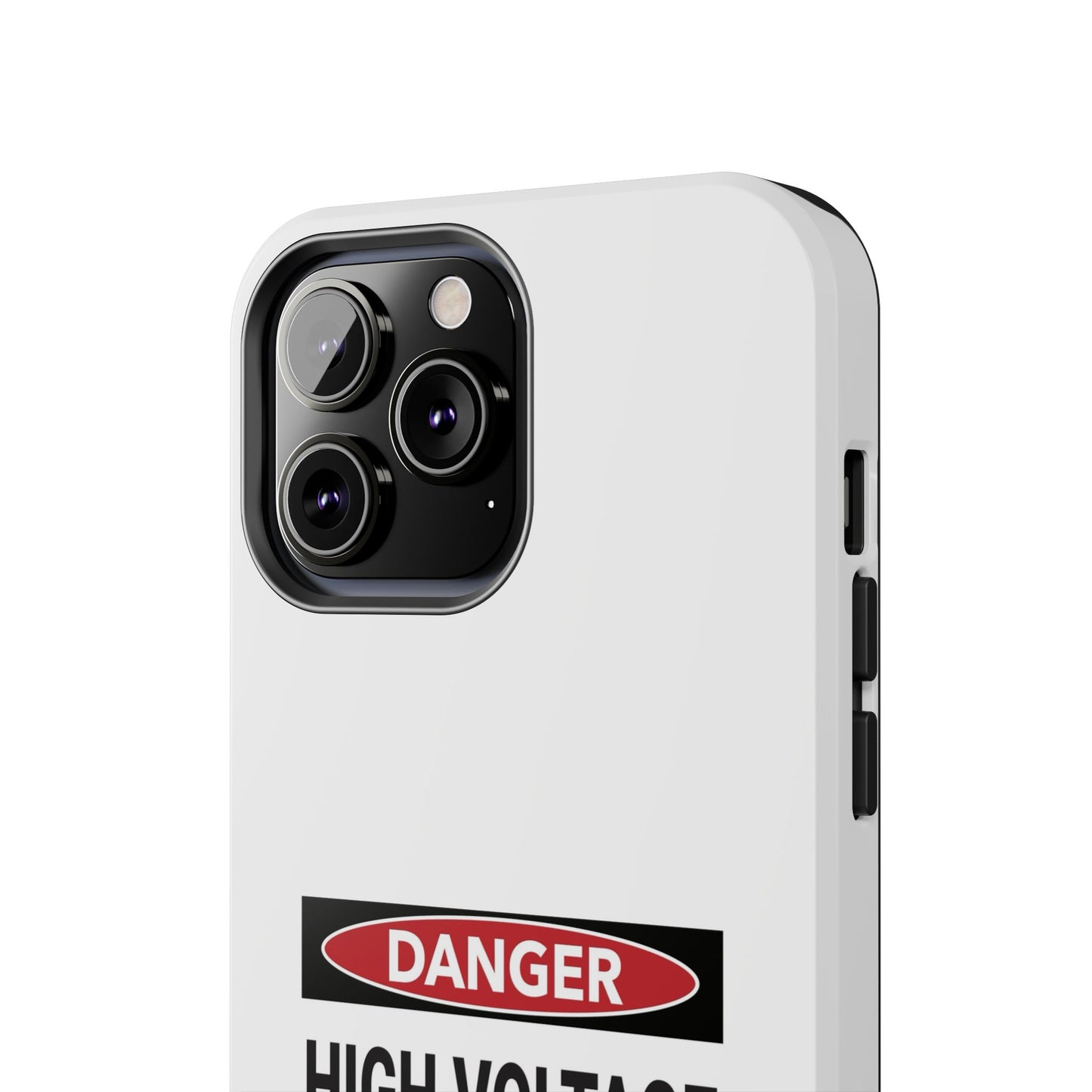 Danger High Voltage Keep Away - Tough iPhone Cases - Choose your Size