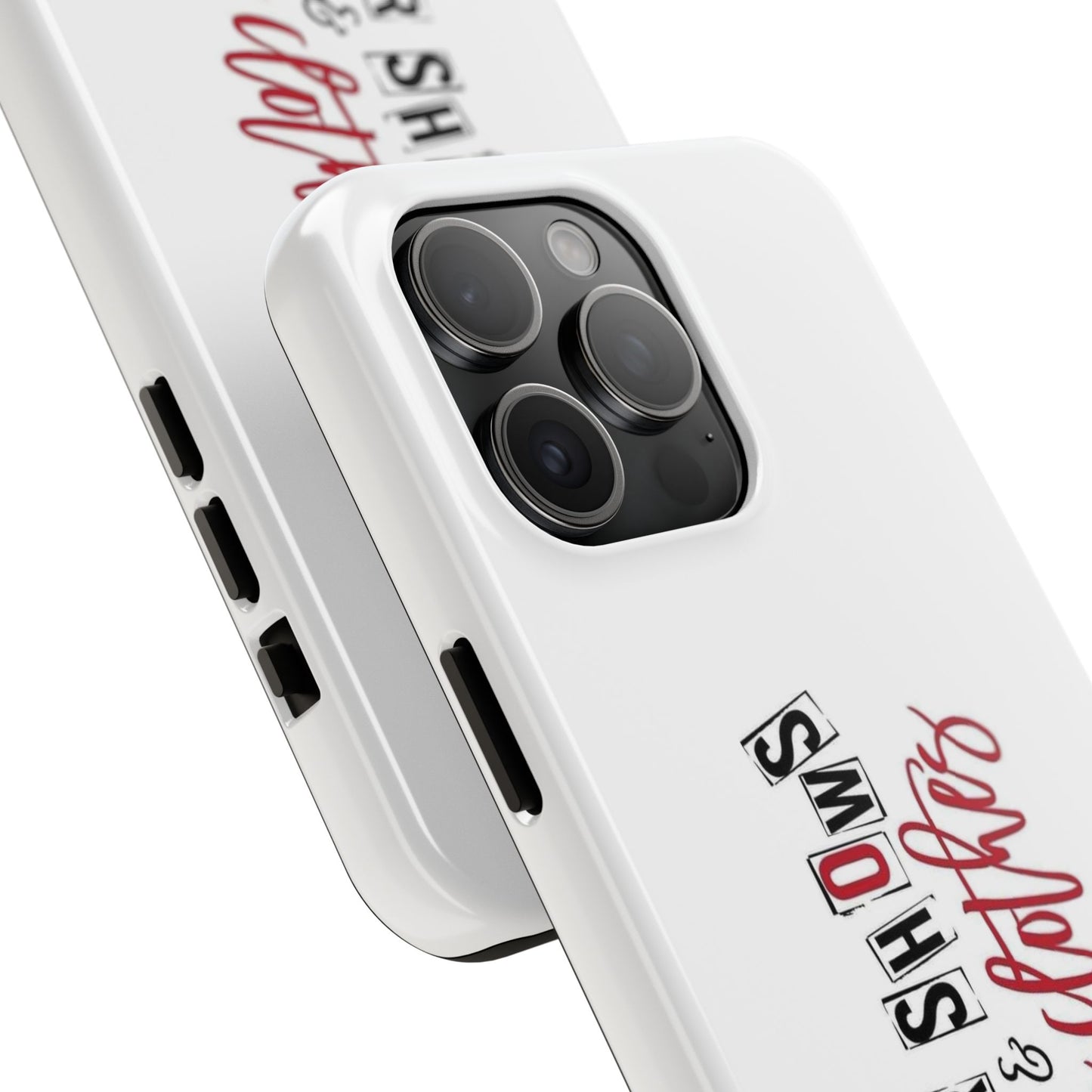 MURDER SHOWS & comfy clothes - Tough iPhone Cases - Choose your Size
