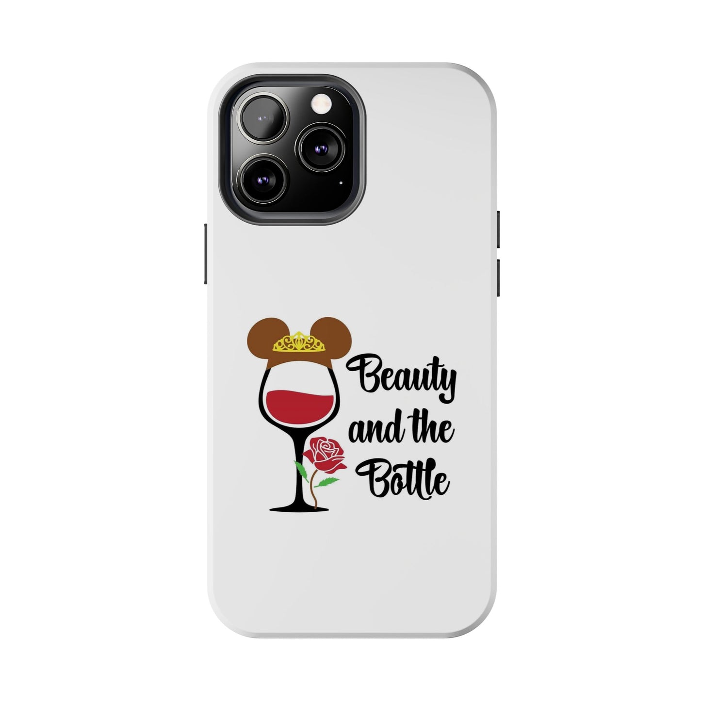 Beauty and the Bottle - Tough iPhone Cases - Choose your Size
