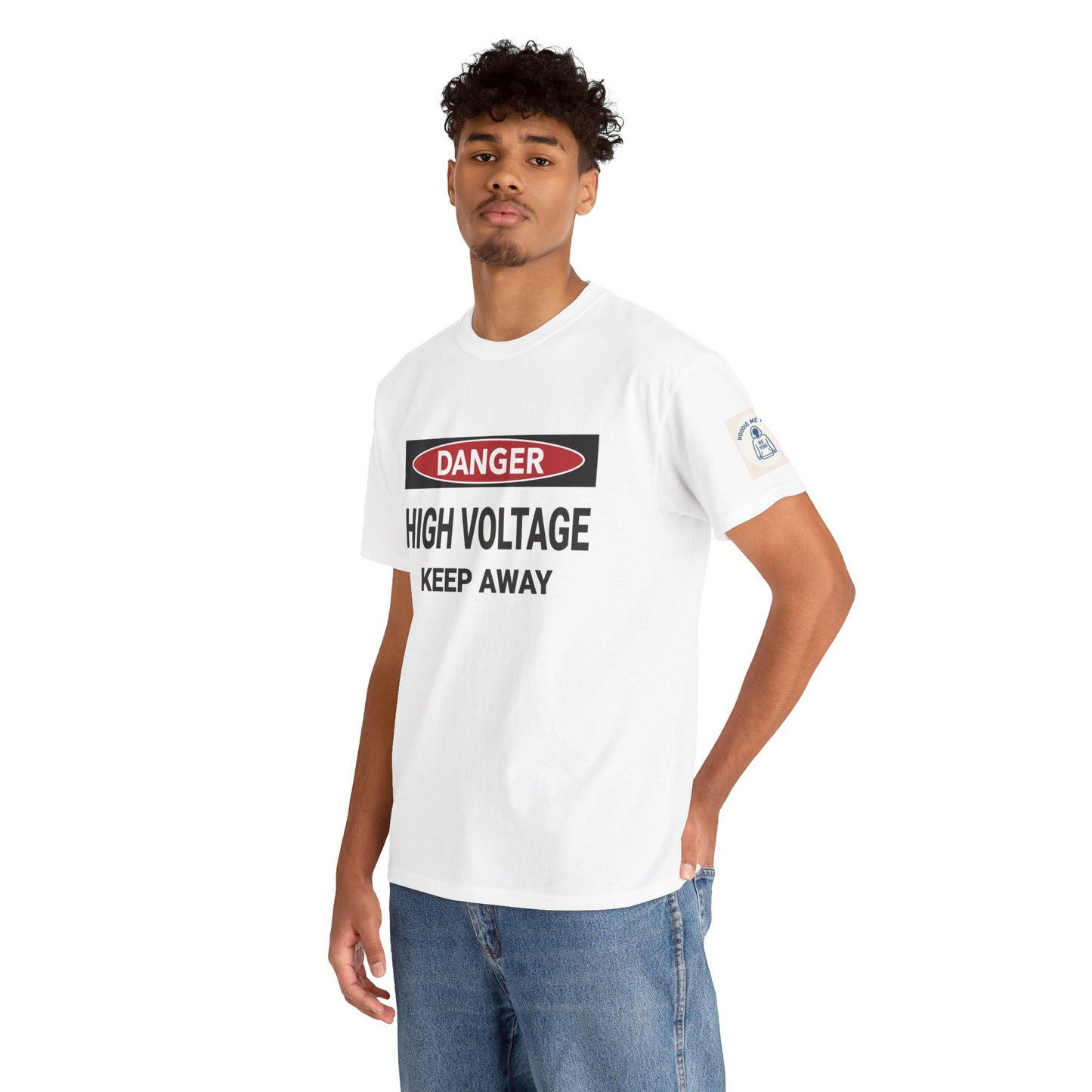 Danger High Voltage - Unisex Heavy Cotton Tee
