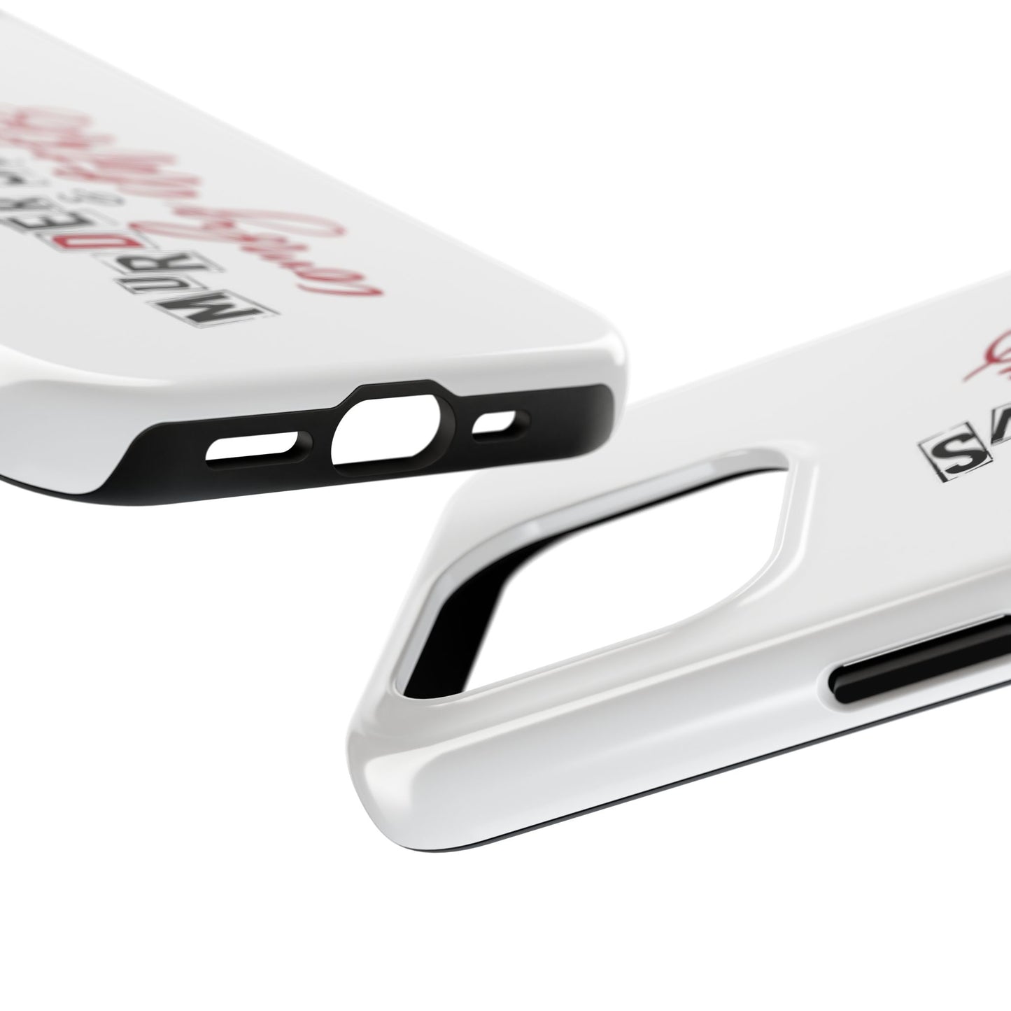 MURDER SHOWS & comfy clothes - Tough iPhone Cases - Choose your Size