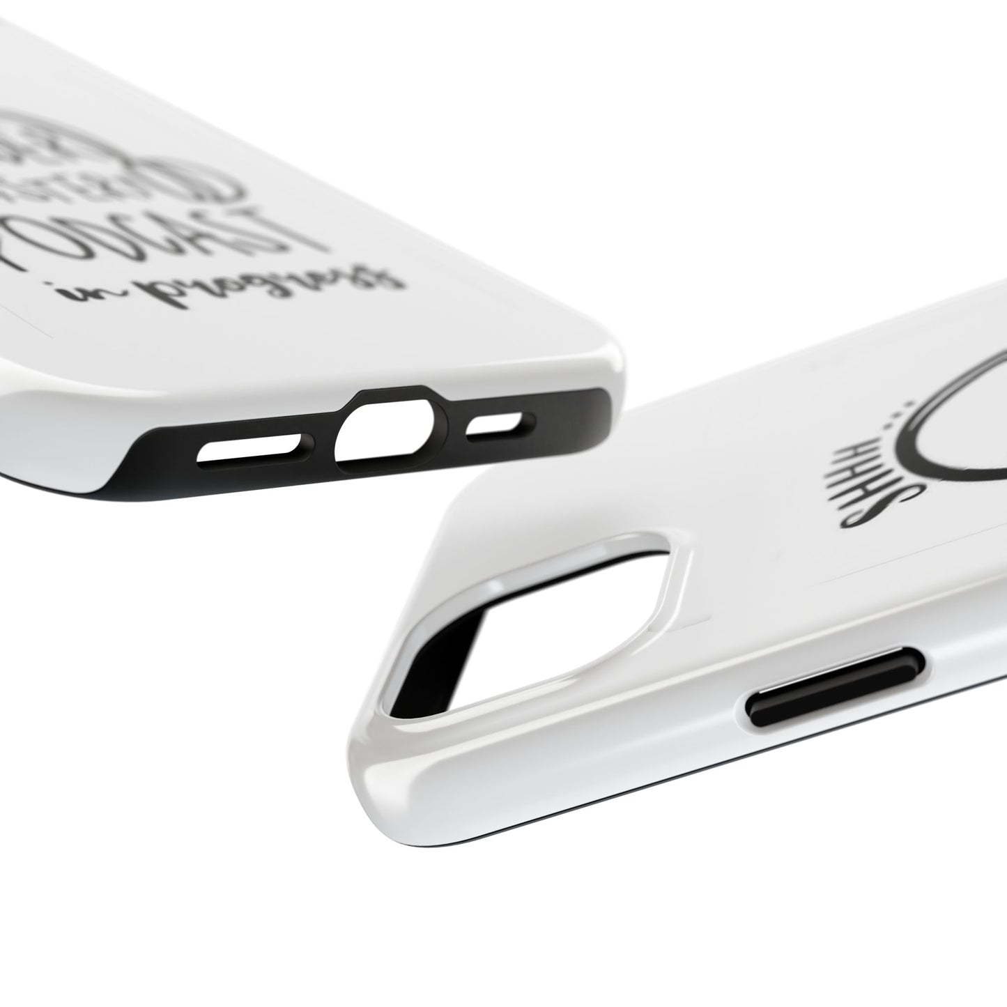 Shhh Murder Mystery Podcast in Progress… - Tough iPhone Cases - Choose your Size