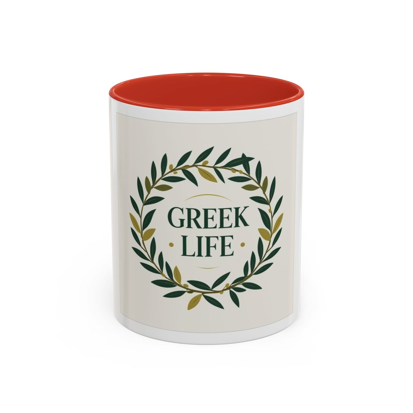 Greek Life Accent Coffee Mug | Perfect for Sororities, College Gifts, Friends, Graduations, Home Decor