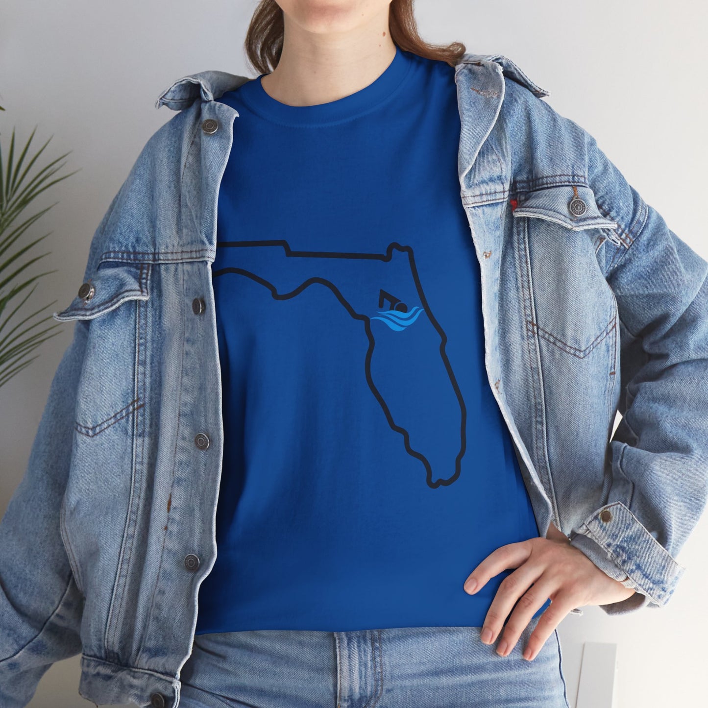 Florida Swimming Spirit - Unisex Heavy Cotton Tee