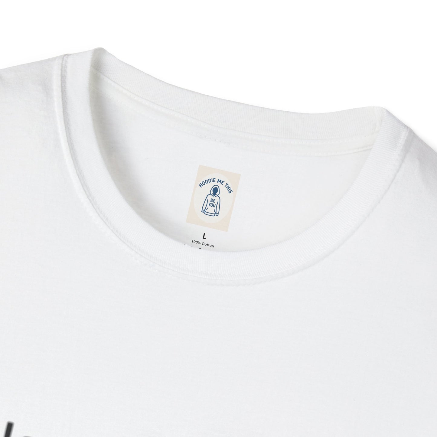 Please Tell Your BOOBS To Stop Staring At My EYES - Unisex Softstyle T-Shirt