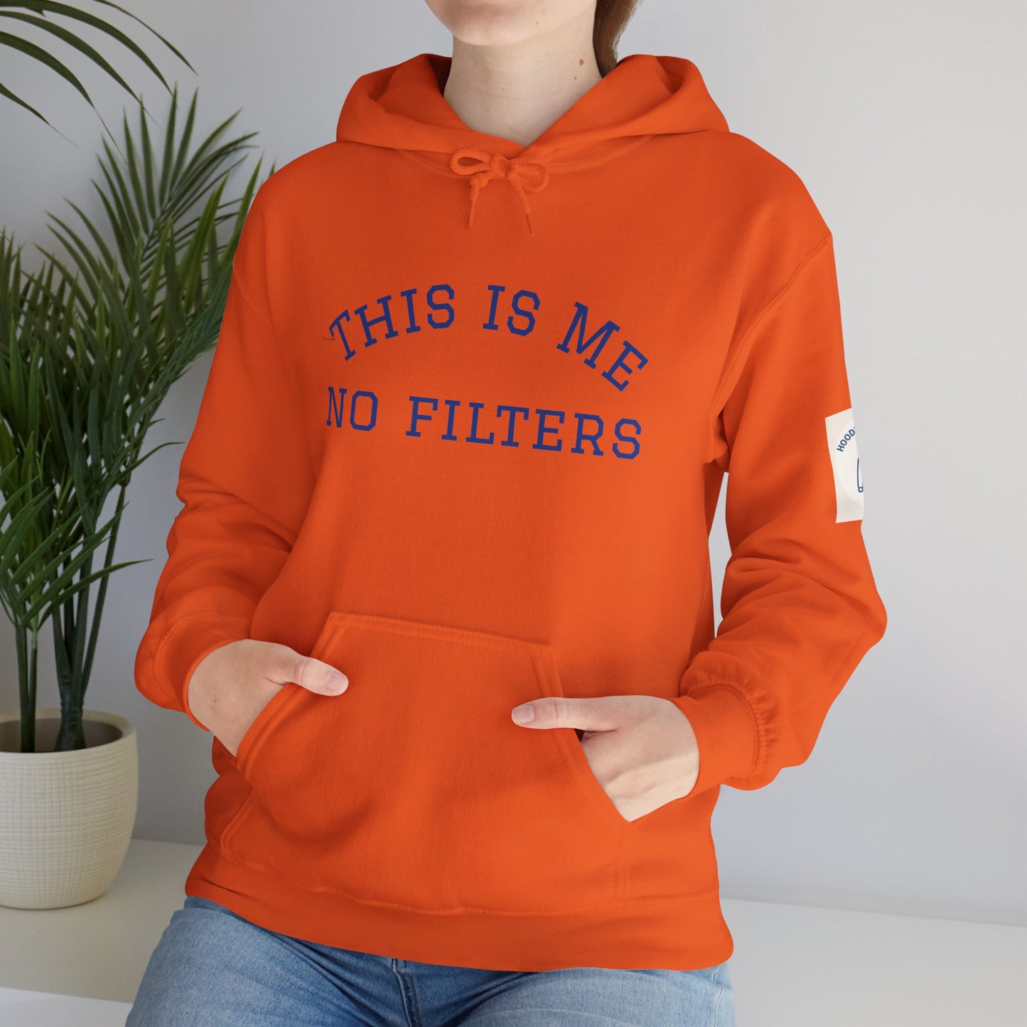 This is Me No Filters - Unisex Heavy Blend Hoodie - Cozy Gift, Casual Wear, Comfortable Sweatshirt, Everyday Style, Perfect for Teens
