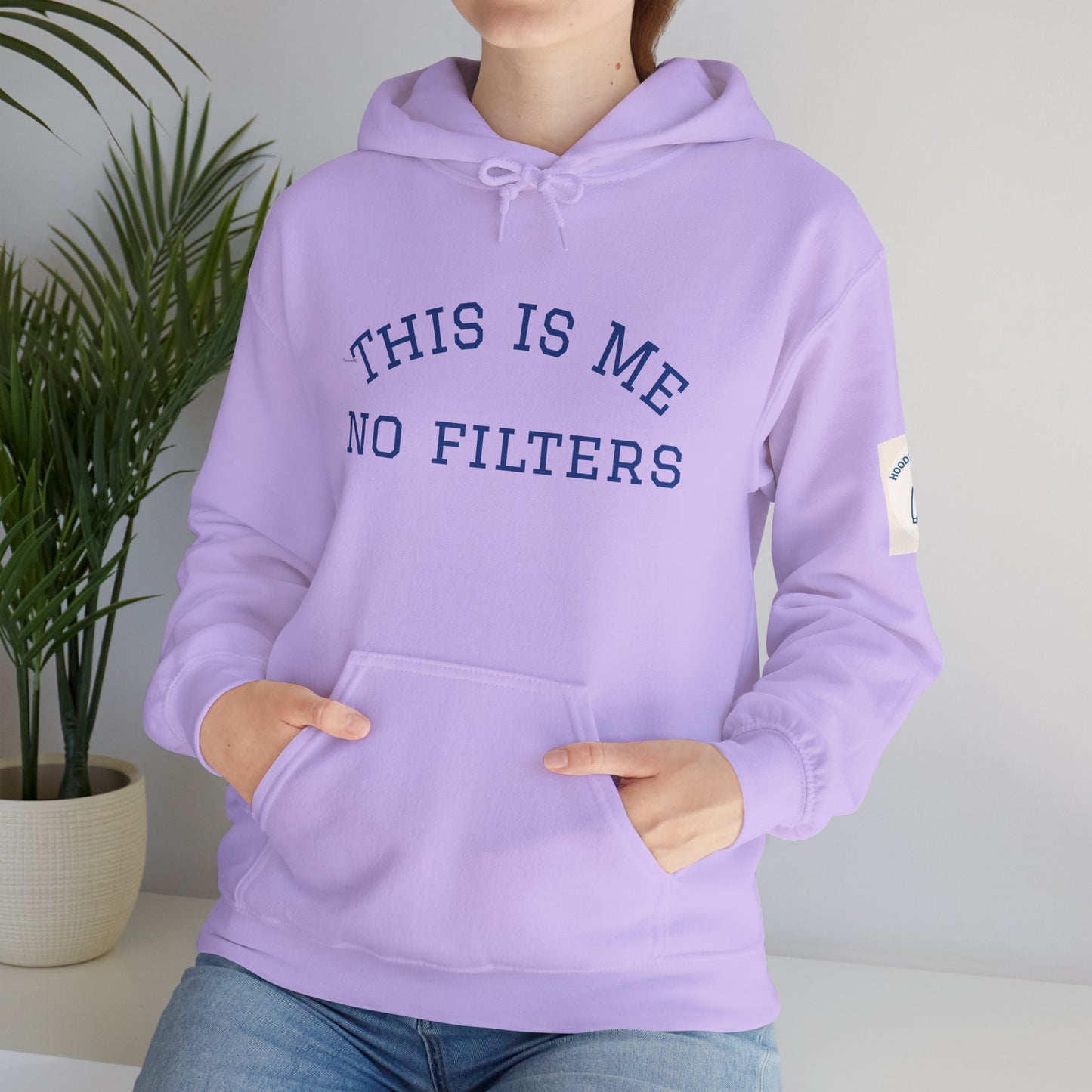 This is Me No Filters - Unisex Heavy Blend Hoodie - Cozy Gift, Casual Wear, Comfortable Sweatshirt, Everyday Style, Perfect for Teens