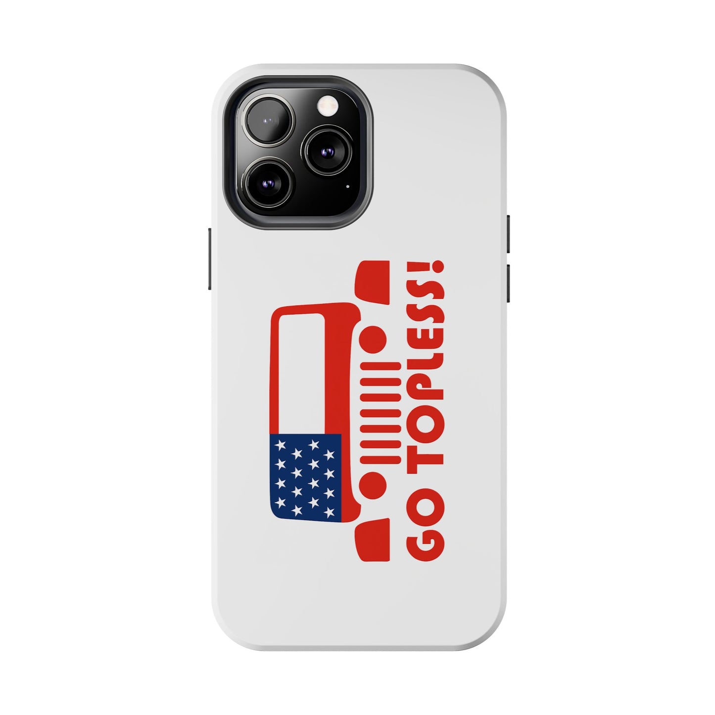 GO TOPLESS - Tough iPhone Cases - Choose your Size