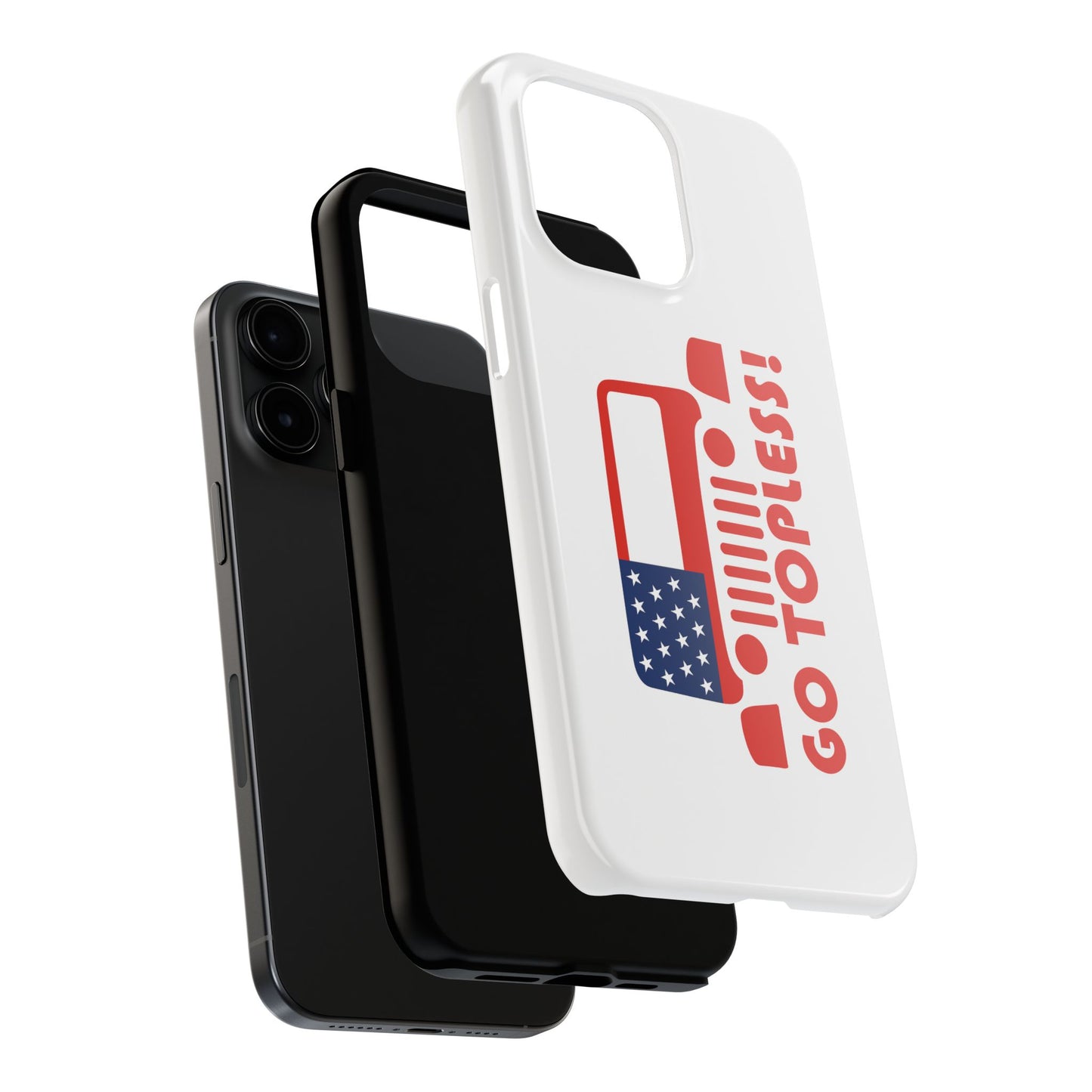 GO TOPLESS - Tough iPhone Cases - Choose your Size