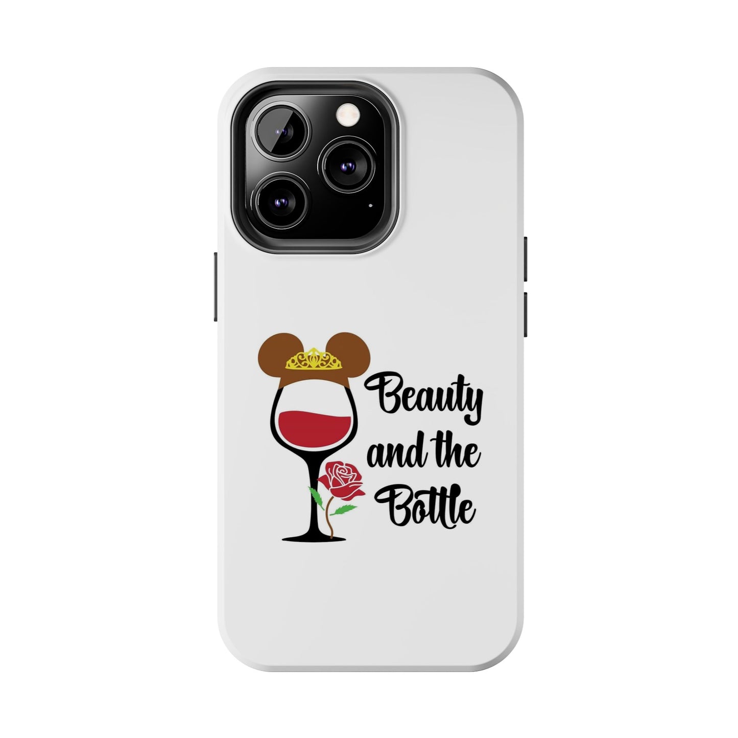 Beauty and the Bottle - Tough iPhone Cases - Choose your Size