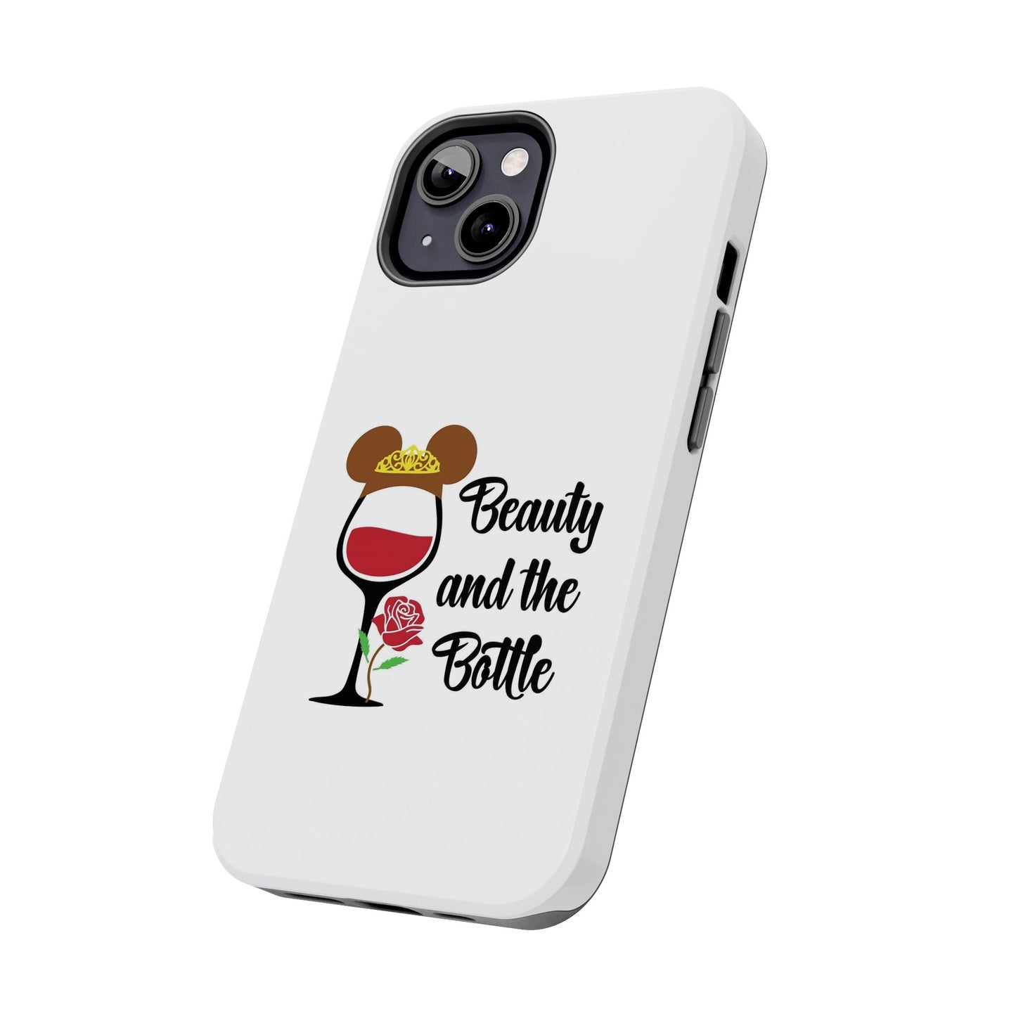 Beauty and the Bottle - Tough iPhone Cases - Choose your Size