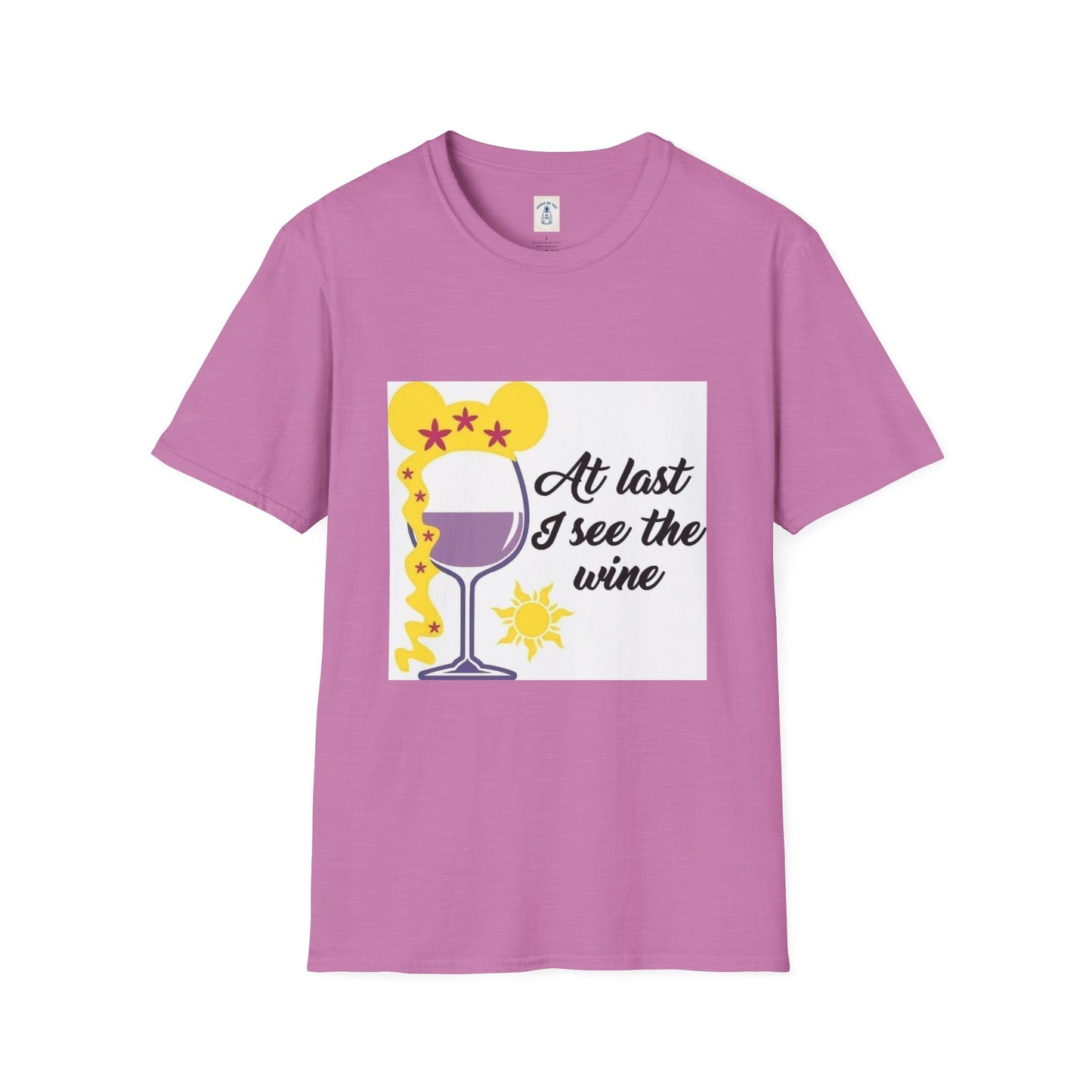 At Last I See the Wine - Unisex Softstyle T-Shirt
