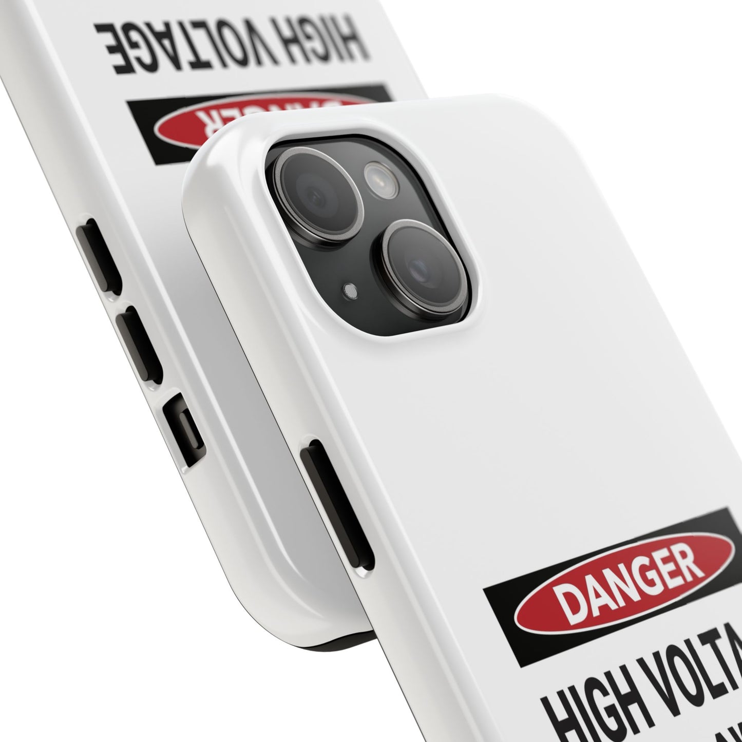 Danger High Voltage Keep Away - Tough iPhone Cases - Choose your Size