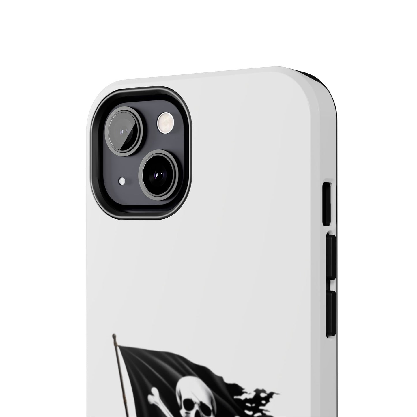 Black Skull Pirate Flag - Tough iPhone Cases - Choose your Size
