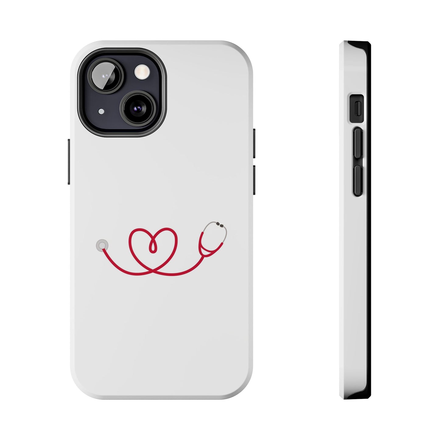 Stethoscope Heart - Tough iPhone Cases - Choose your Size