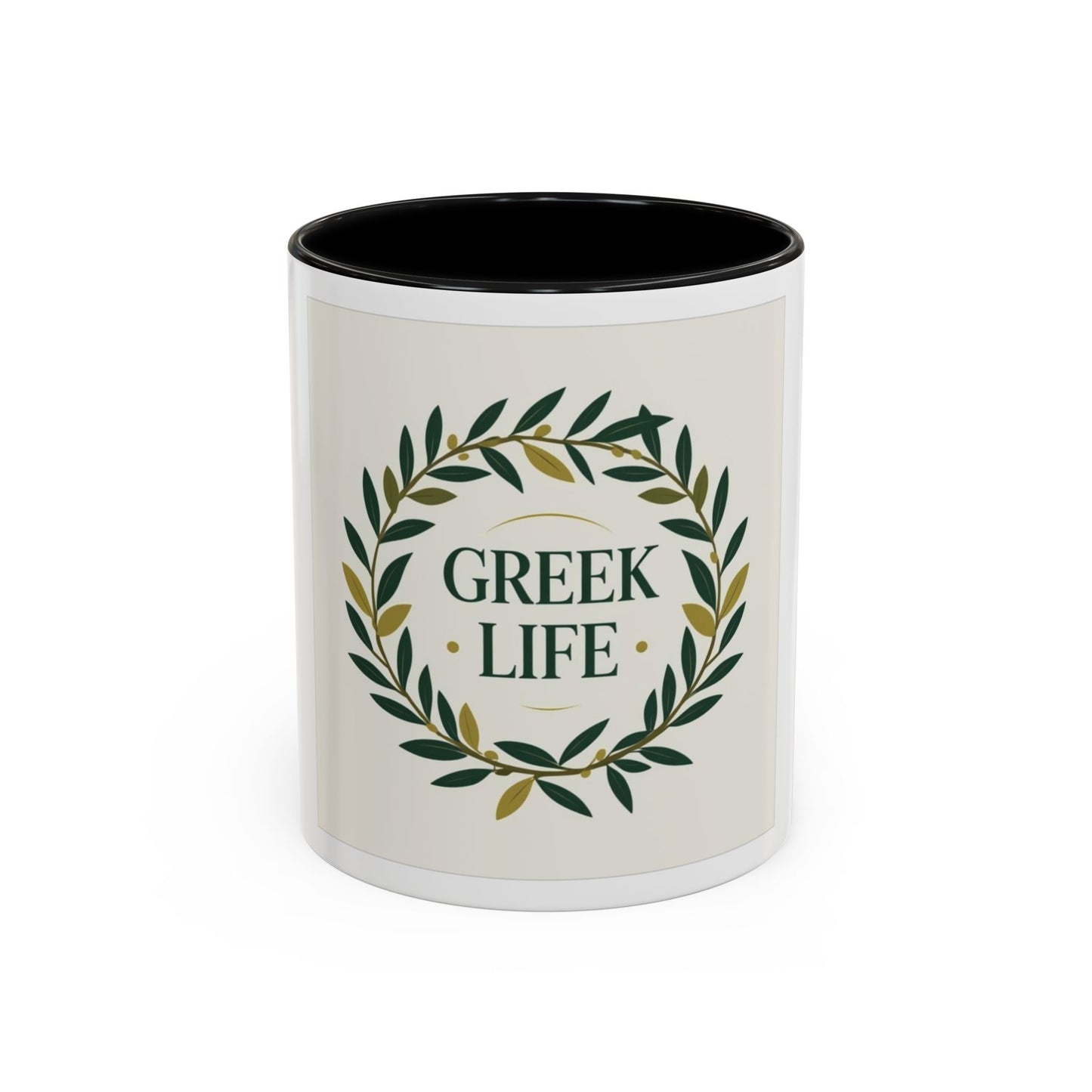 Greek Life Accent Coffee Mug | Perfect for Sororities, College Gifts, Friends, Graduations, Home Decor