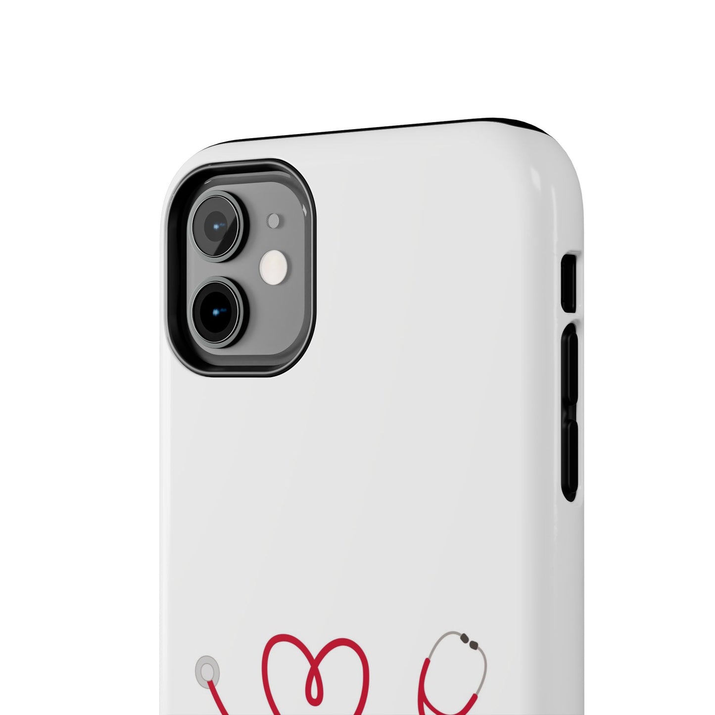 Stethoscope Heart - Tough iPhone Cases - Choose your Size