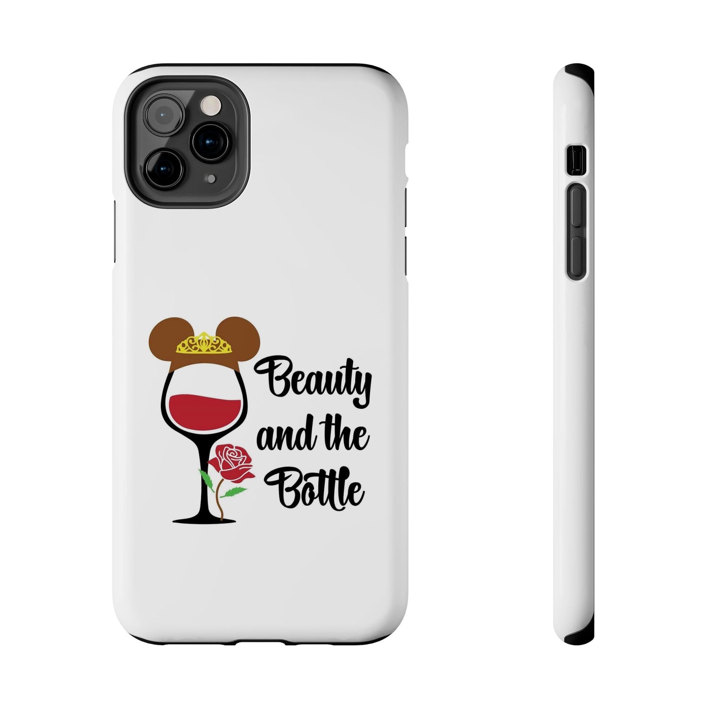 Beauty and the Bottle - Tough iPhone Cases - Choose your Size