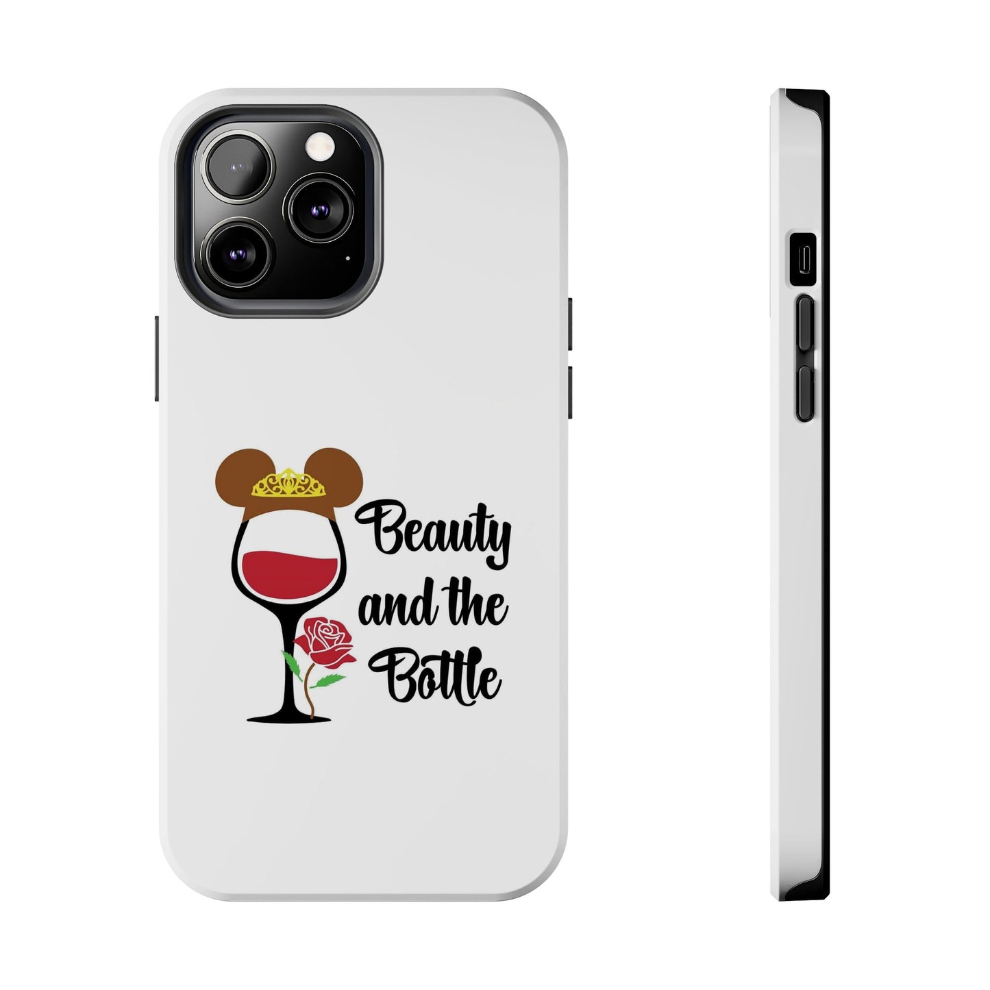 Beauty and the Bottle - Tough iPhone Cases - Choose your Size
