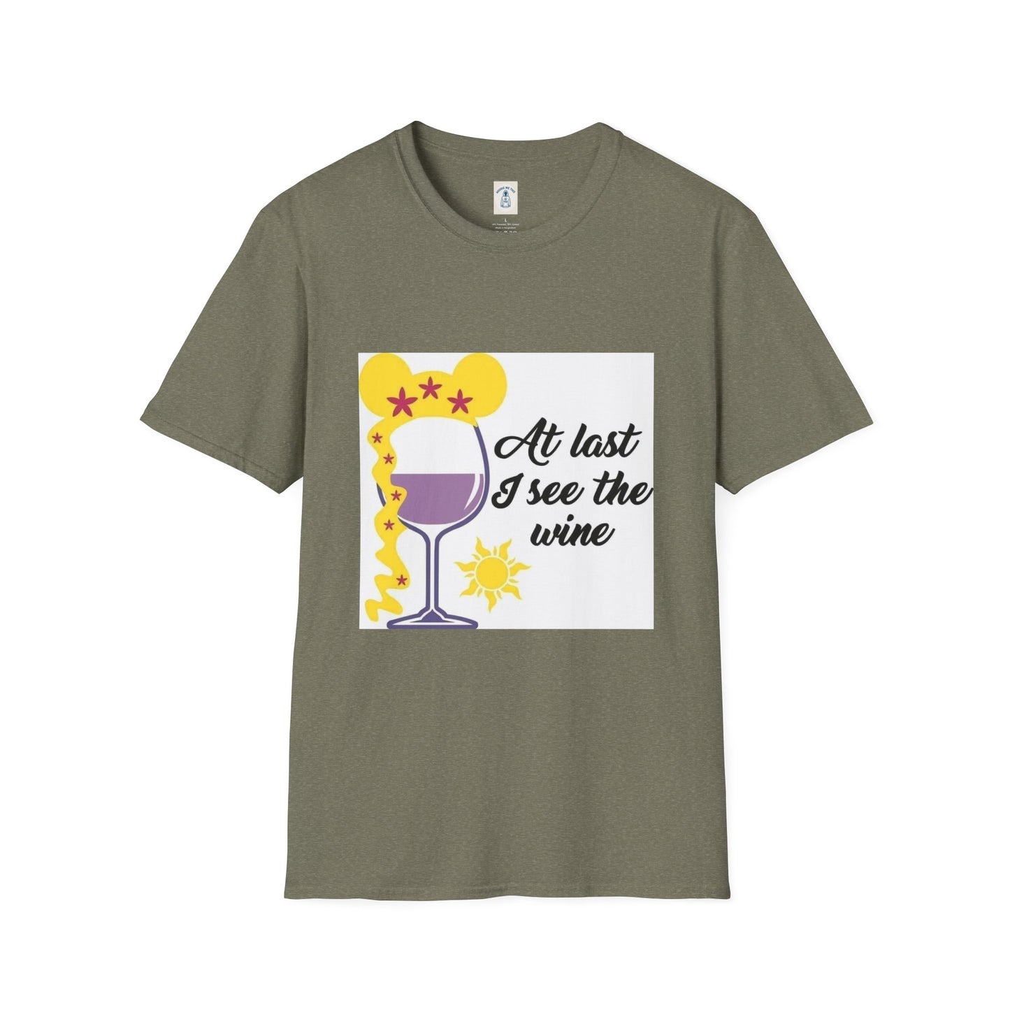 At Last I See the Wine - Unisex Softstyle T-Shirt