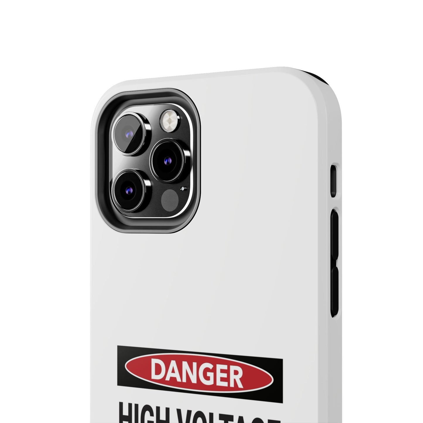 Danger High Voltage Keep Away - Tough iPhone Cases - Choose your Size