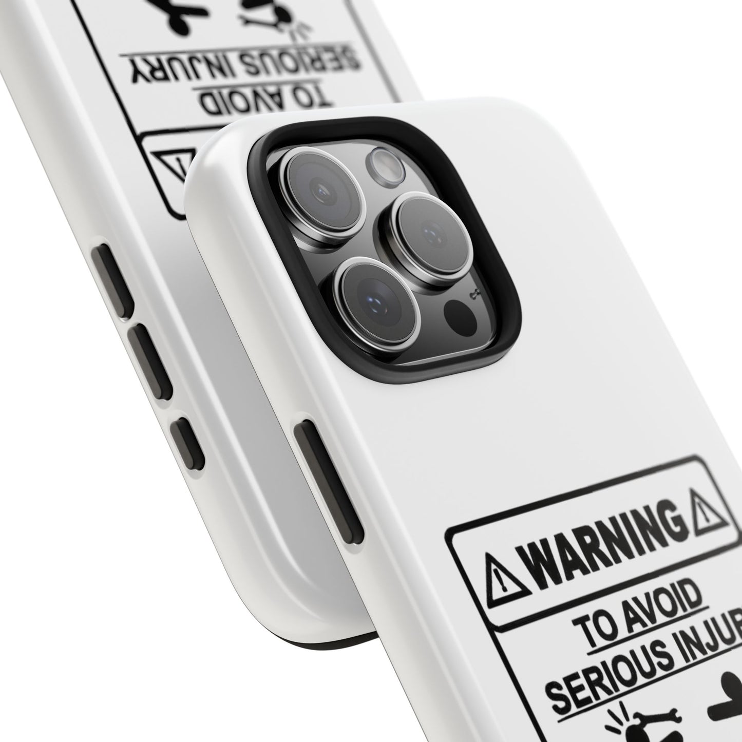 WARNING TO AVOID SERIOUS INJURY DON’T TELL MEMHOW TO DO MY JOB - Tough iPhone Cases - Choose your Size