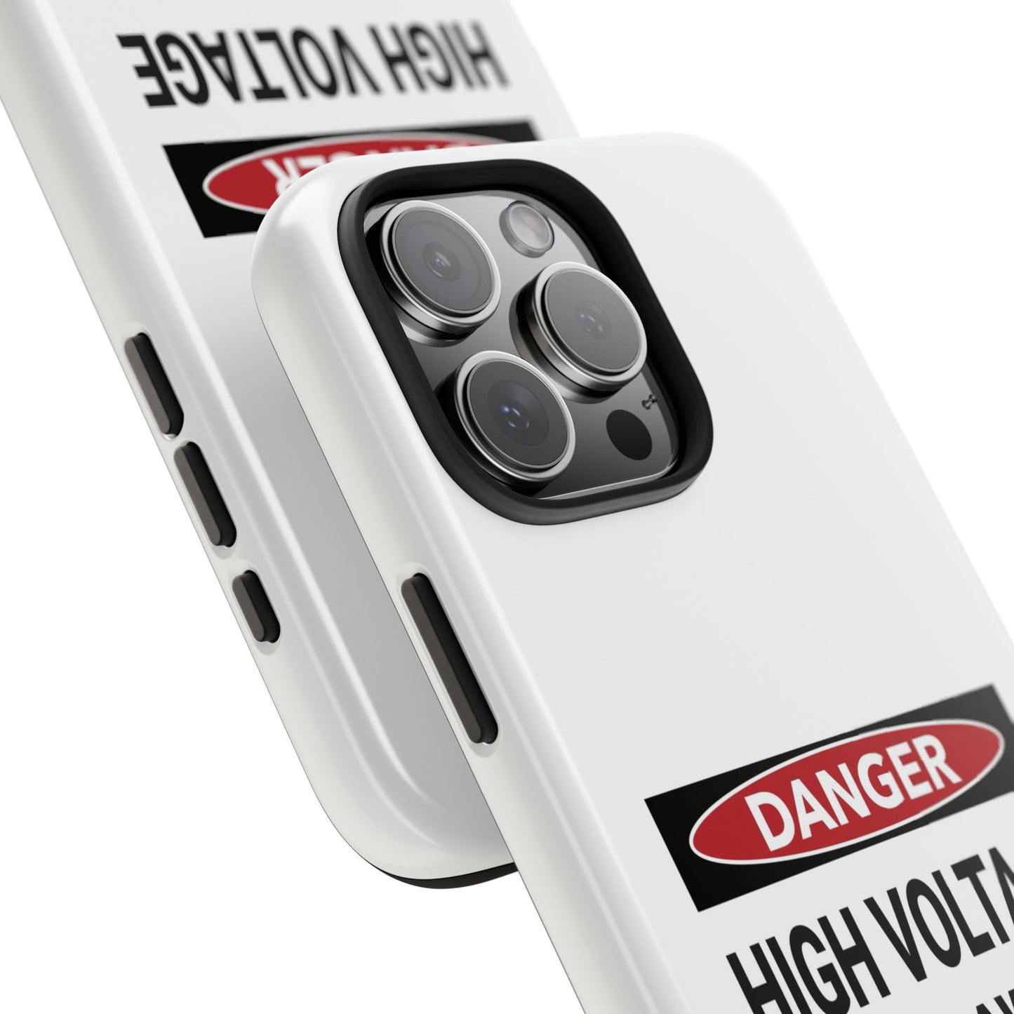 Danger High Voltage Keep Away - Tough iPhone Cases - Choose your Size